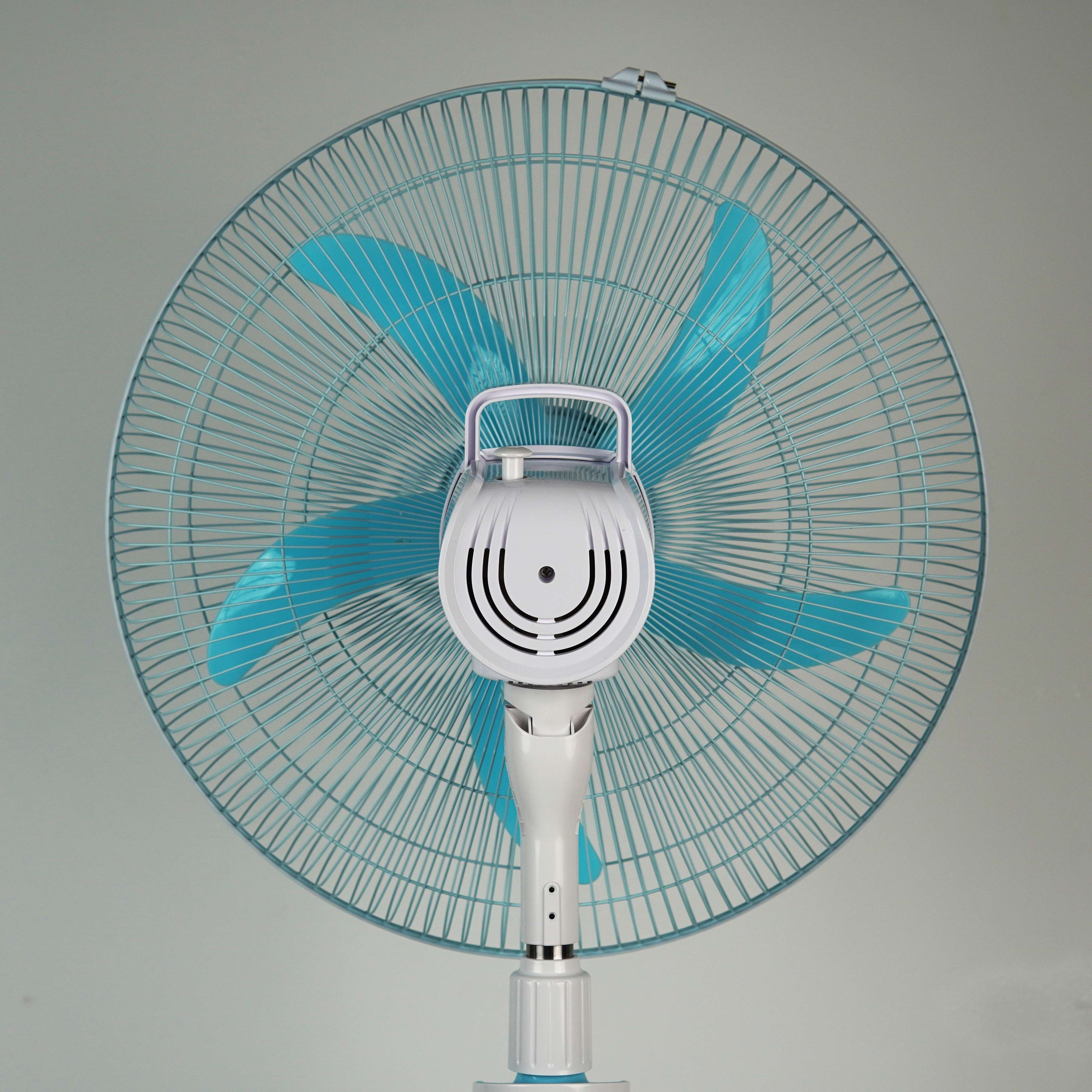 NOVENA NCF-318 Rechargeable Tower Stand Fan 18 Inch with 28 LED Light - 12V 7AH Battery