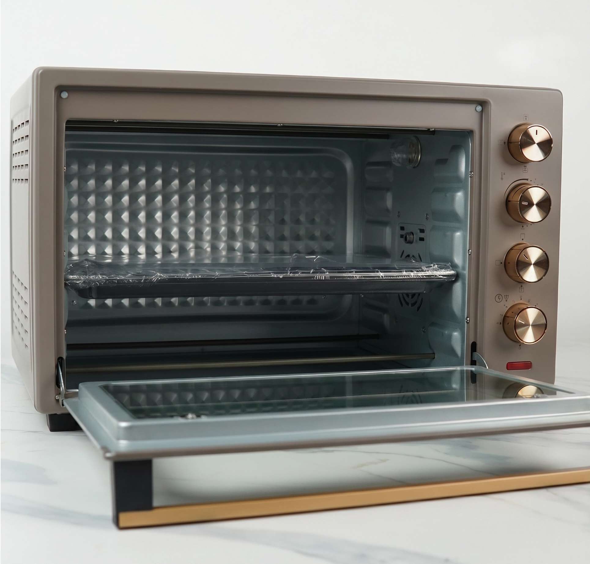 NOVENA NGO-555G 55L Convection Rotisserie Electric Oven with Timer - 2000W Inverter Technology