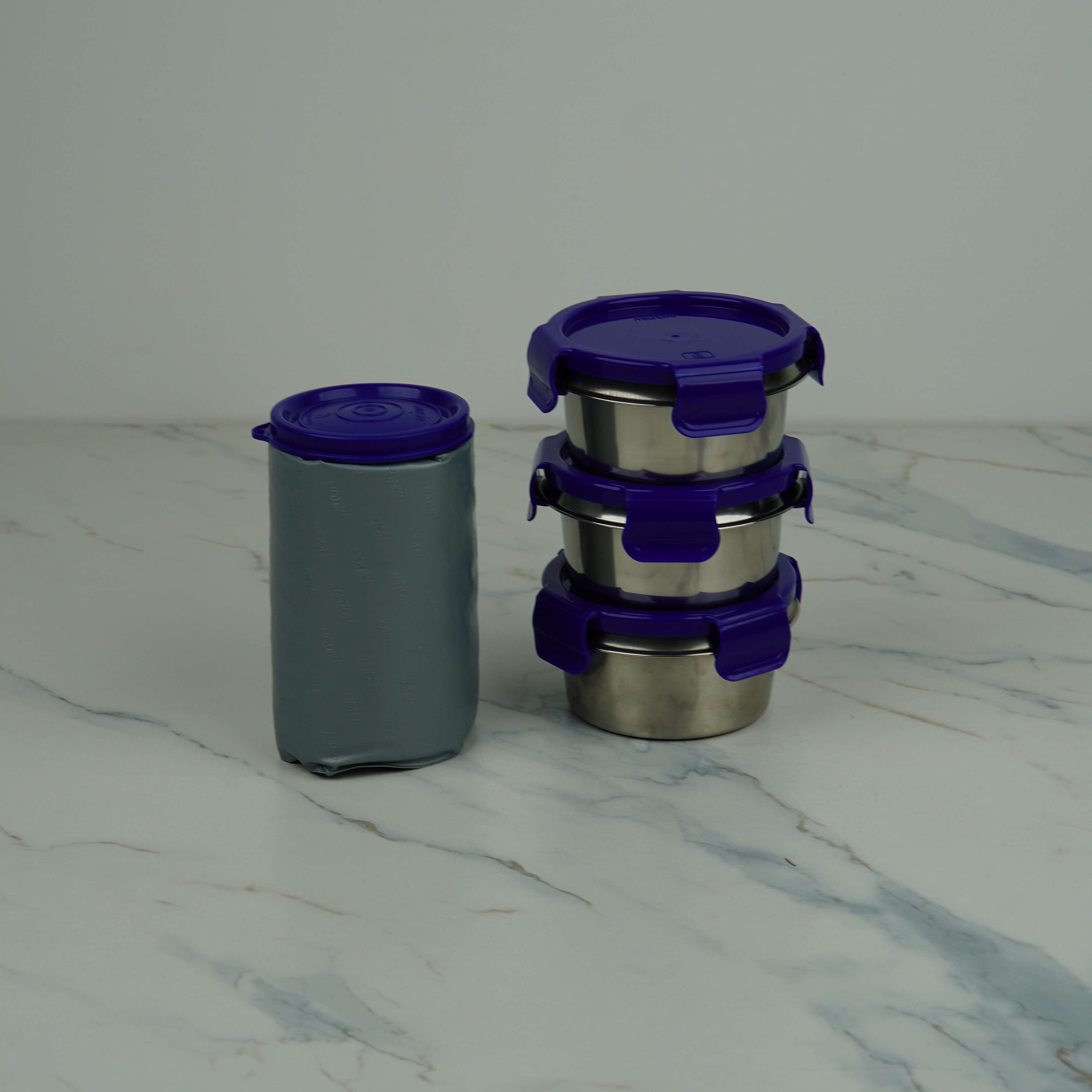 Milton Camo Feast Steel Softline Tiffin – 4-Piece Insulated Stainless Steel Lunch Set with Tumbler