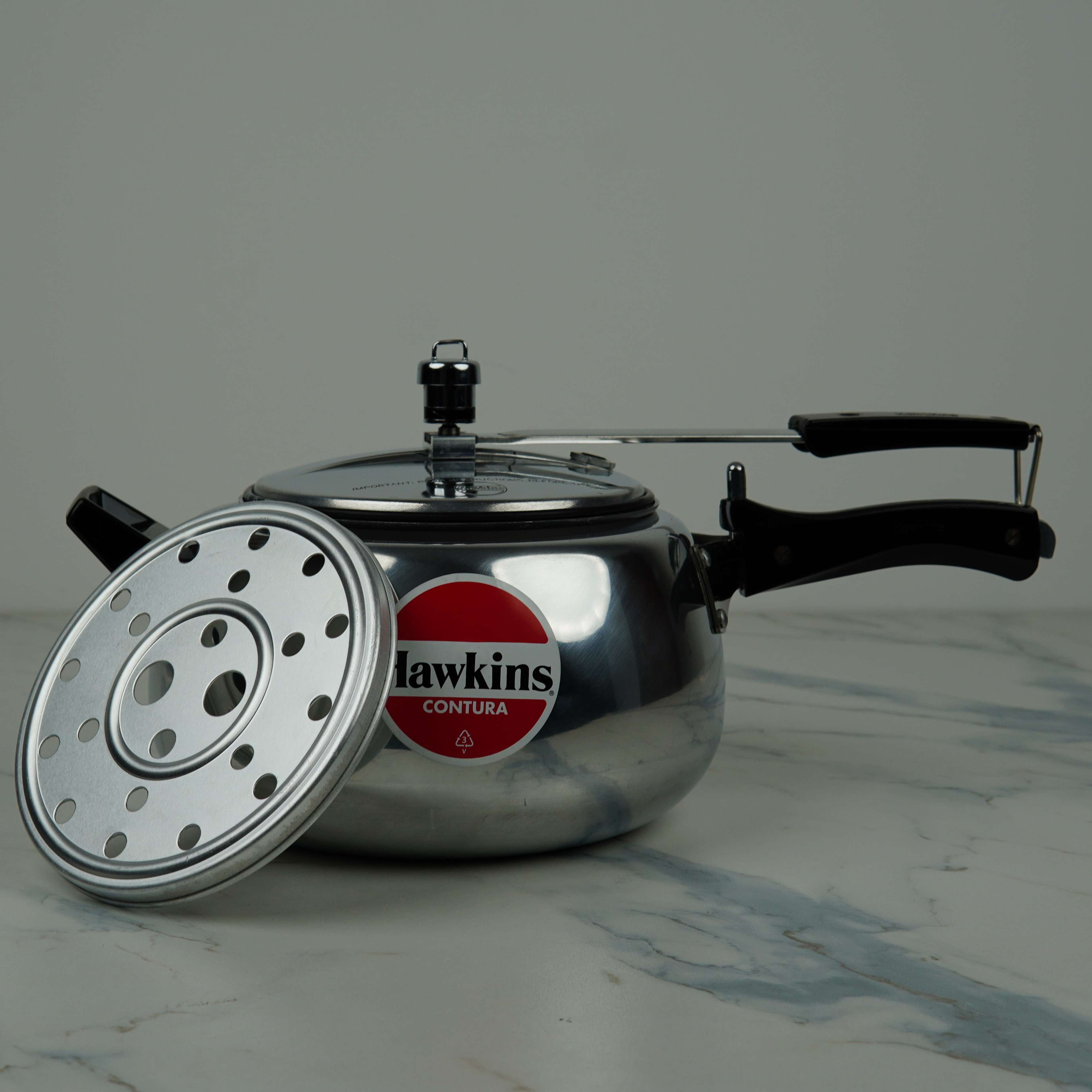 Hawkins Contura Virgin Aluminum Pressure Cooker – 3L