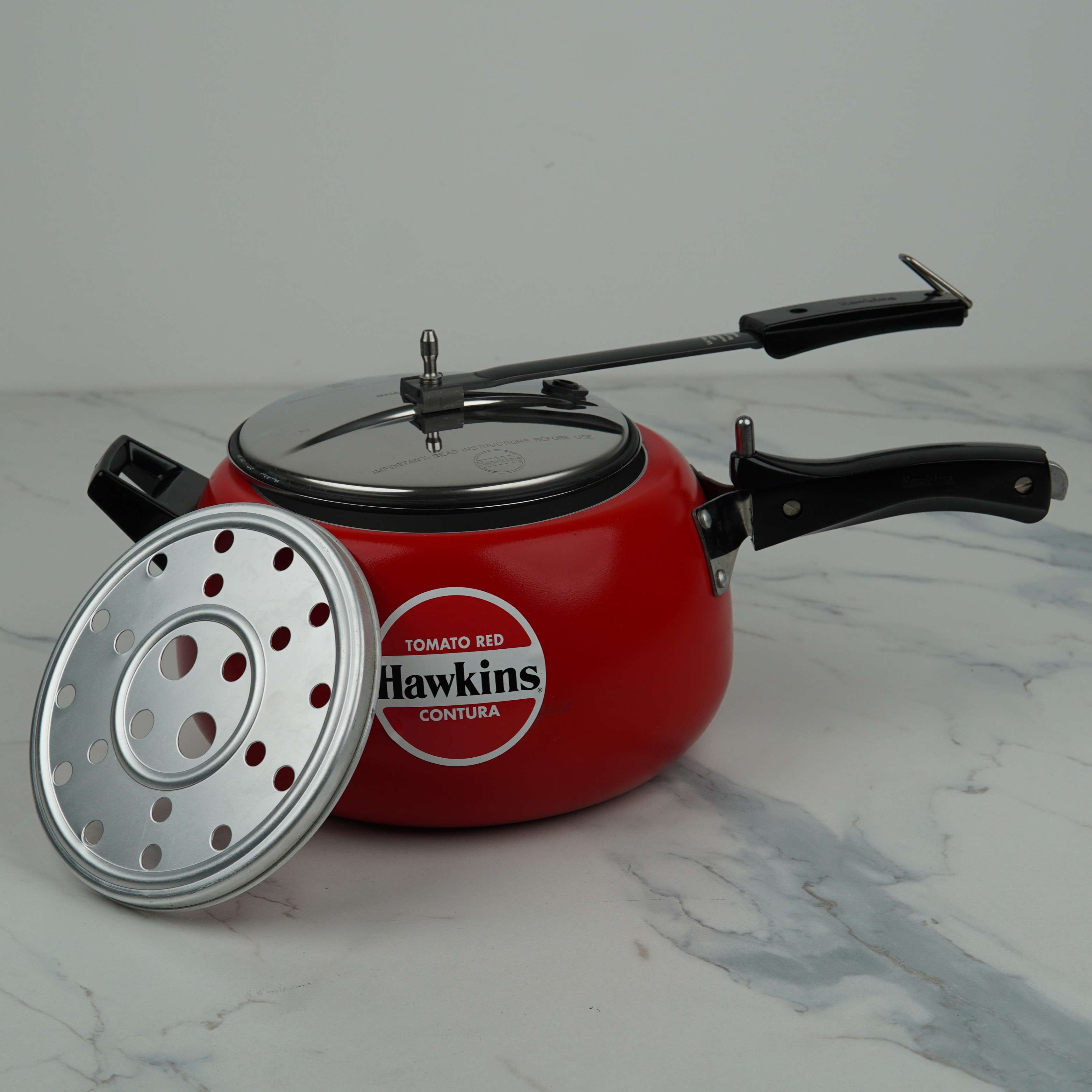 Hawkins Contura Ceramic Virgin Aluminum Pressure Cooker – 5L