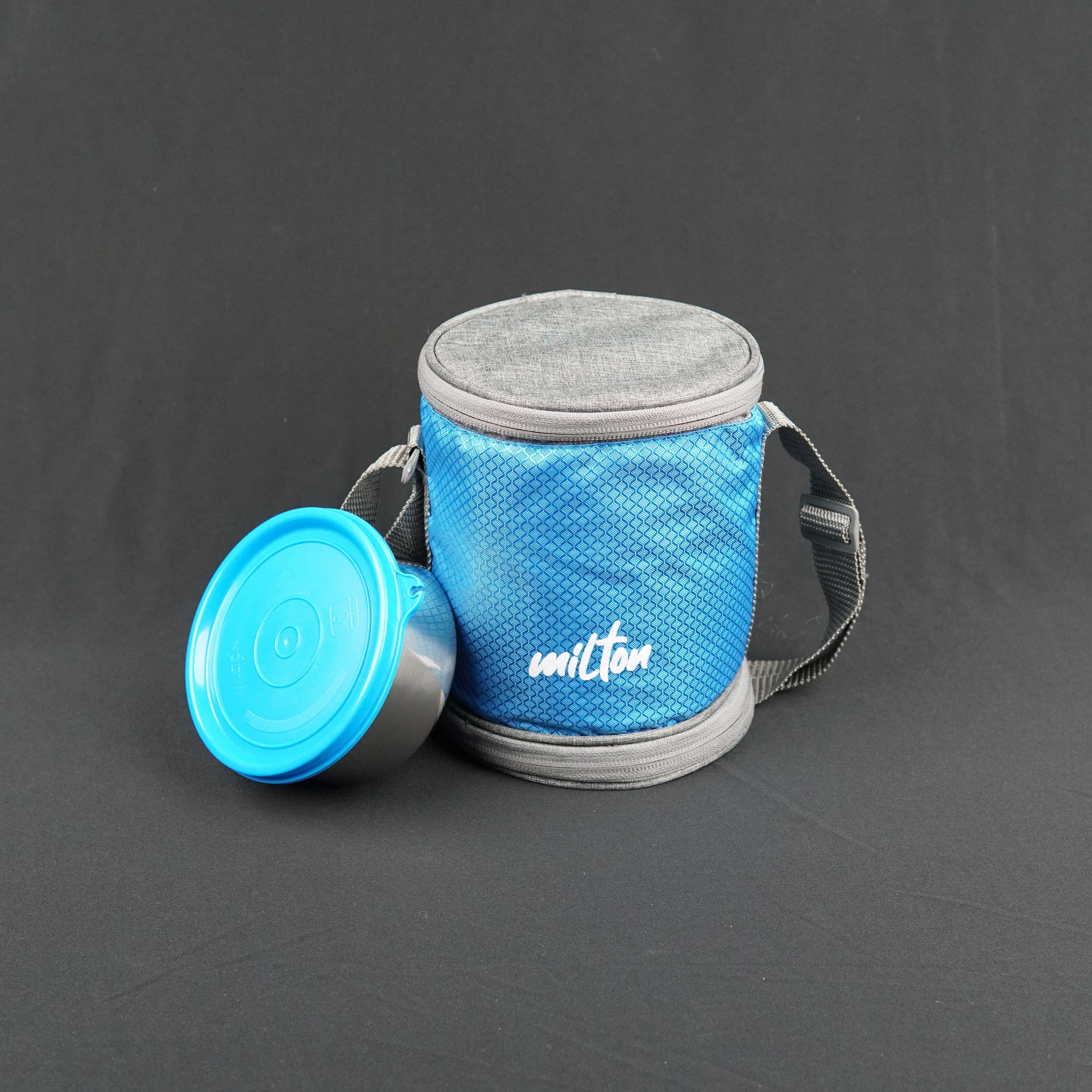 Milton Expando Tiffin 3+1 Softline – Insulated Stainless Steel Lunch Box Set