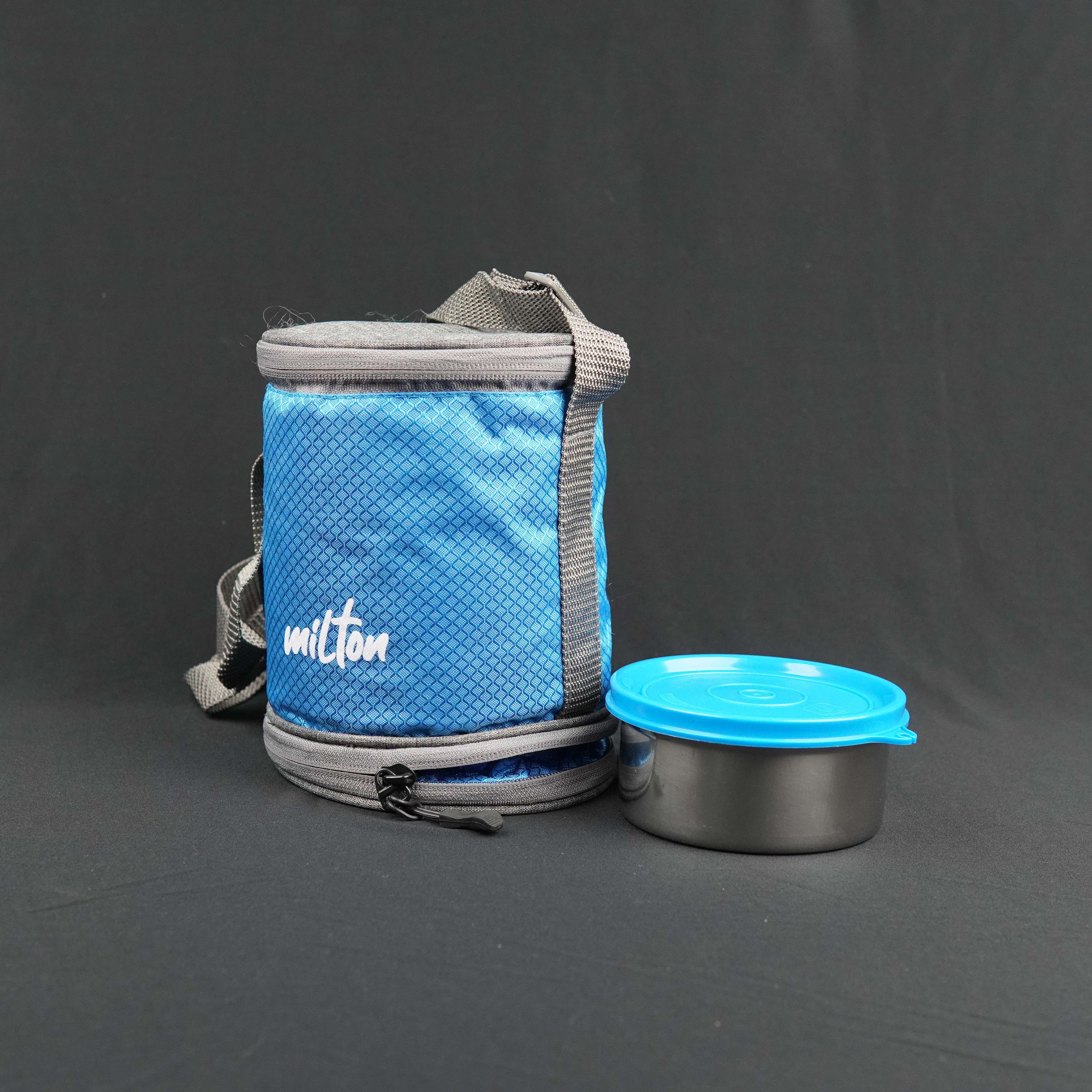 Milton Expando Tiffin 3+1 Softline – Insulated Stainless Steel Lunch Box Set