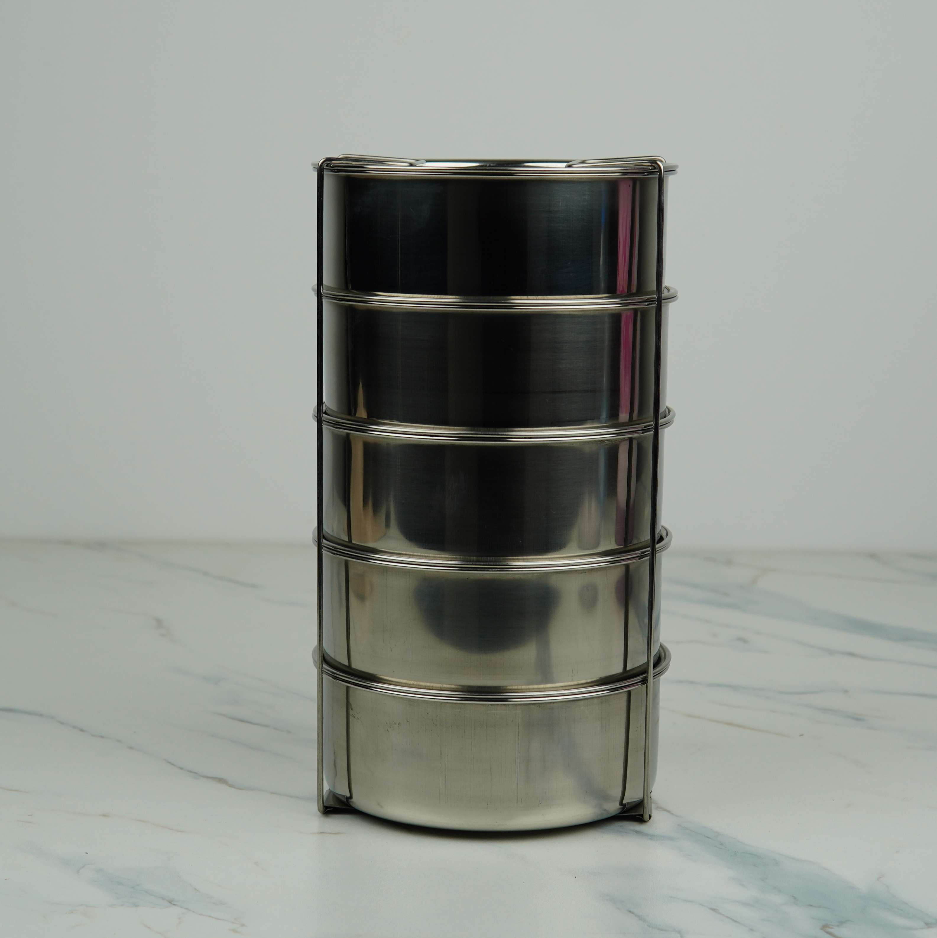 Milton Senator 5 Thermoware Insulated Tiffin – 5-Piece Stainless Steel Set