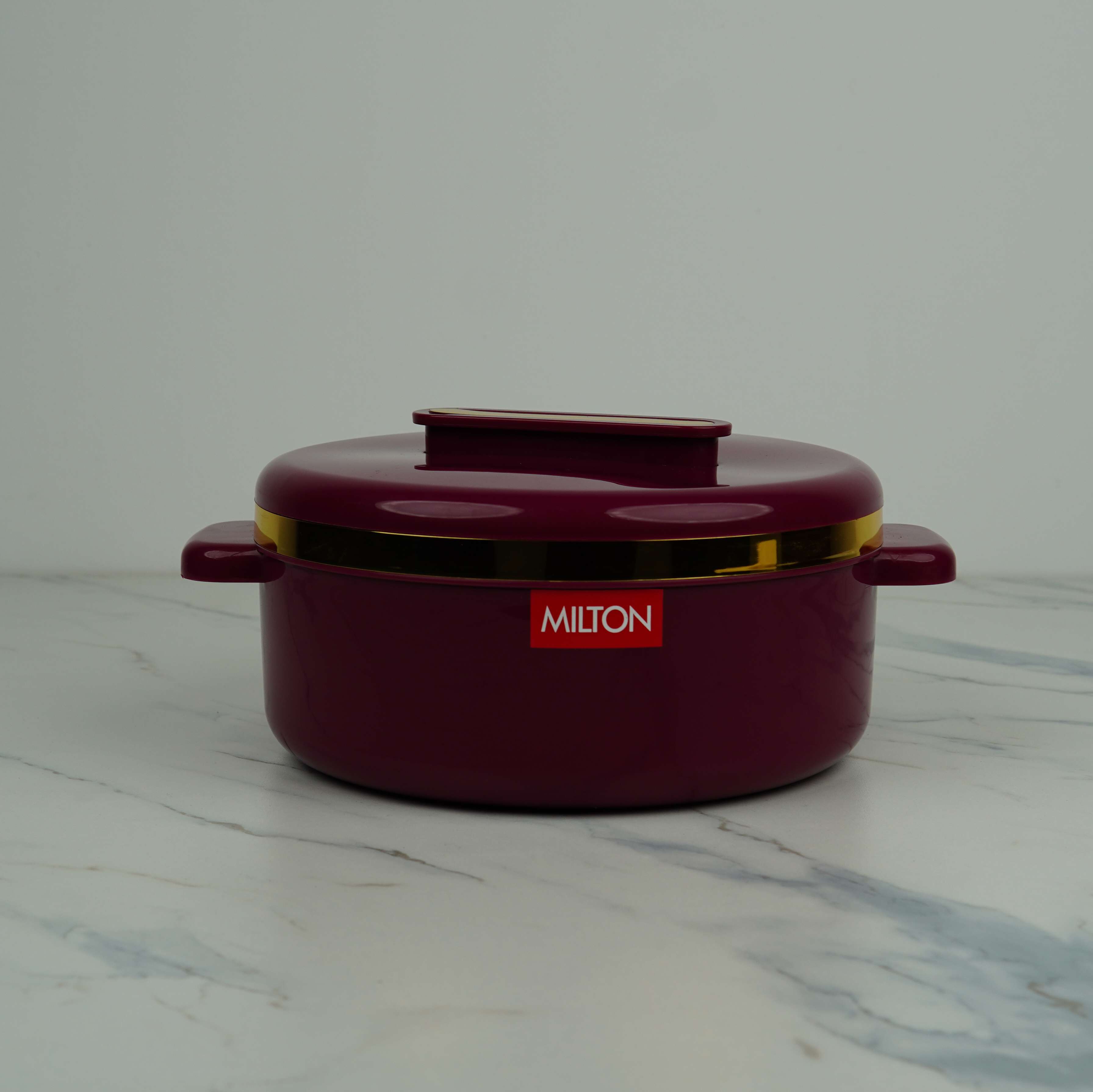MILTON CURVE 2000 Thermoware Insulated Casserole - 2L | PU Insulated | BPA Free | Hot & Cold Storage
