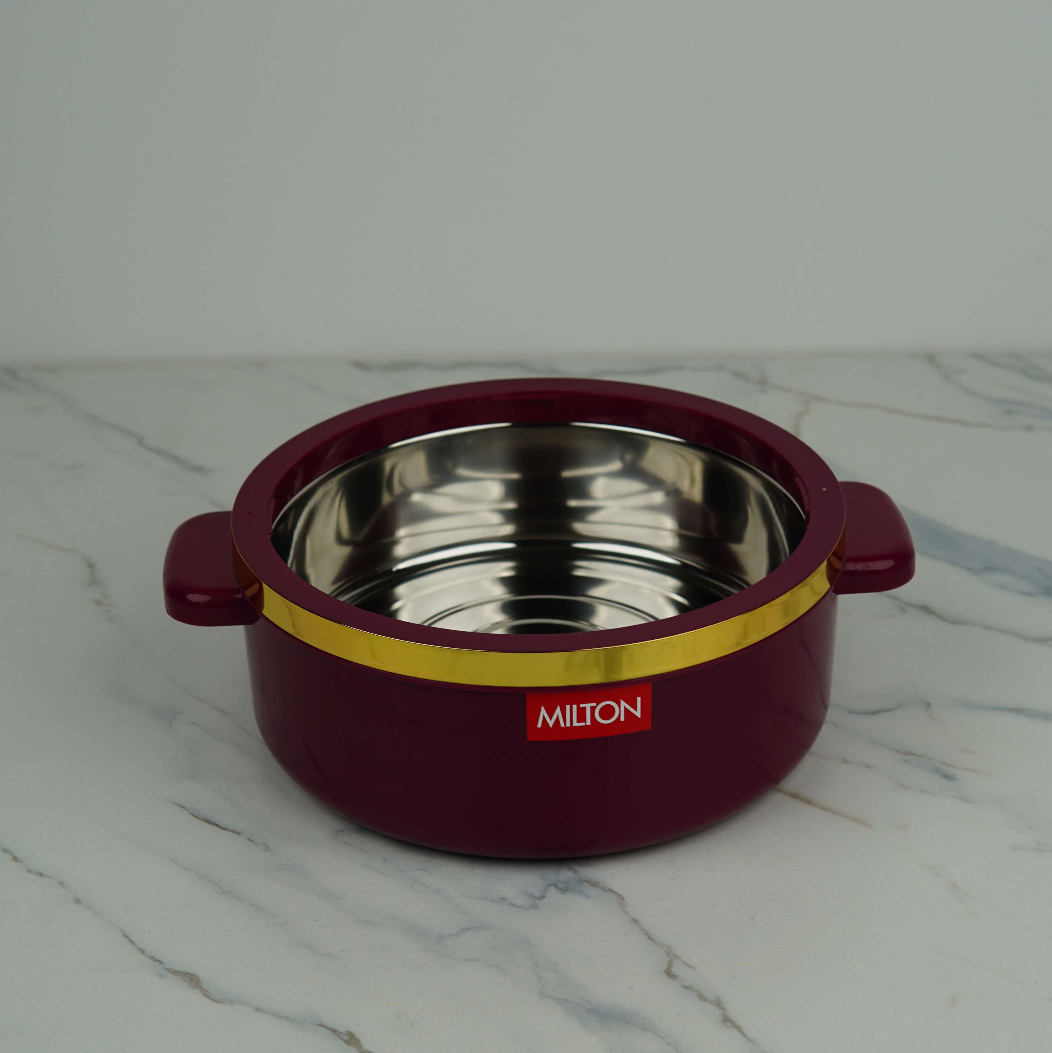 MILTON CURVE 2000 Thermoware Insulated Casserole - 2L | PU Insulated | BPA Free | Hot & Cold Storage