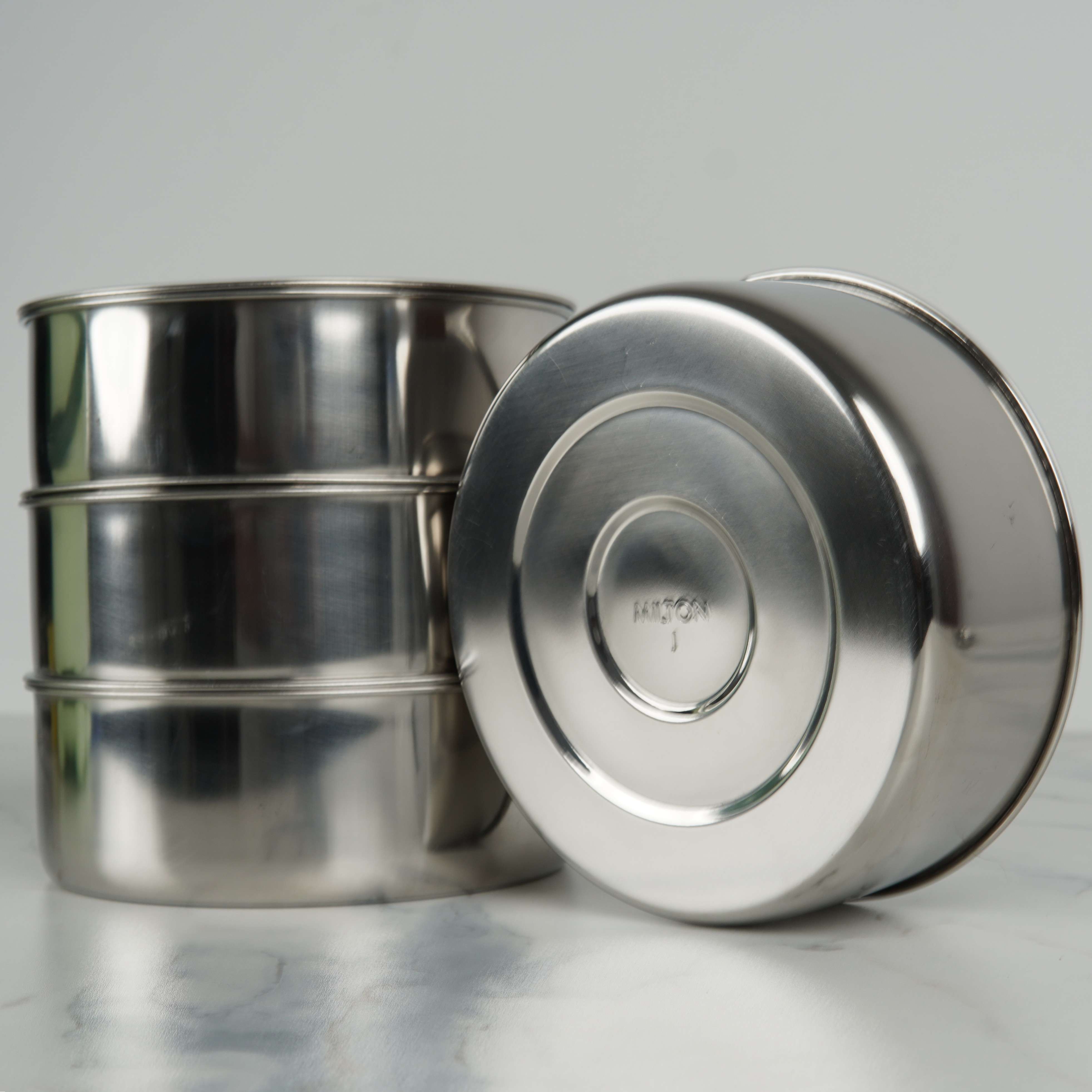 Milton Trojan 4 Thermoware Insulated Tiffin – 4-Piece Stainless Steel Set