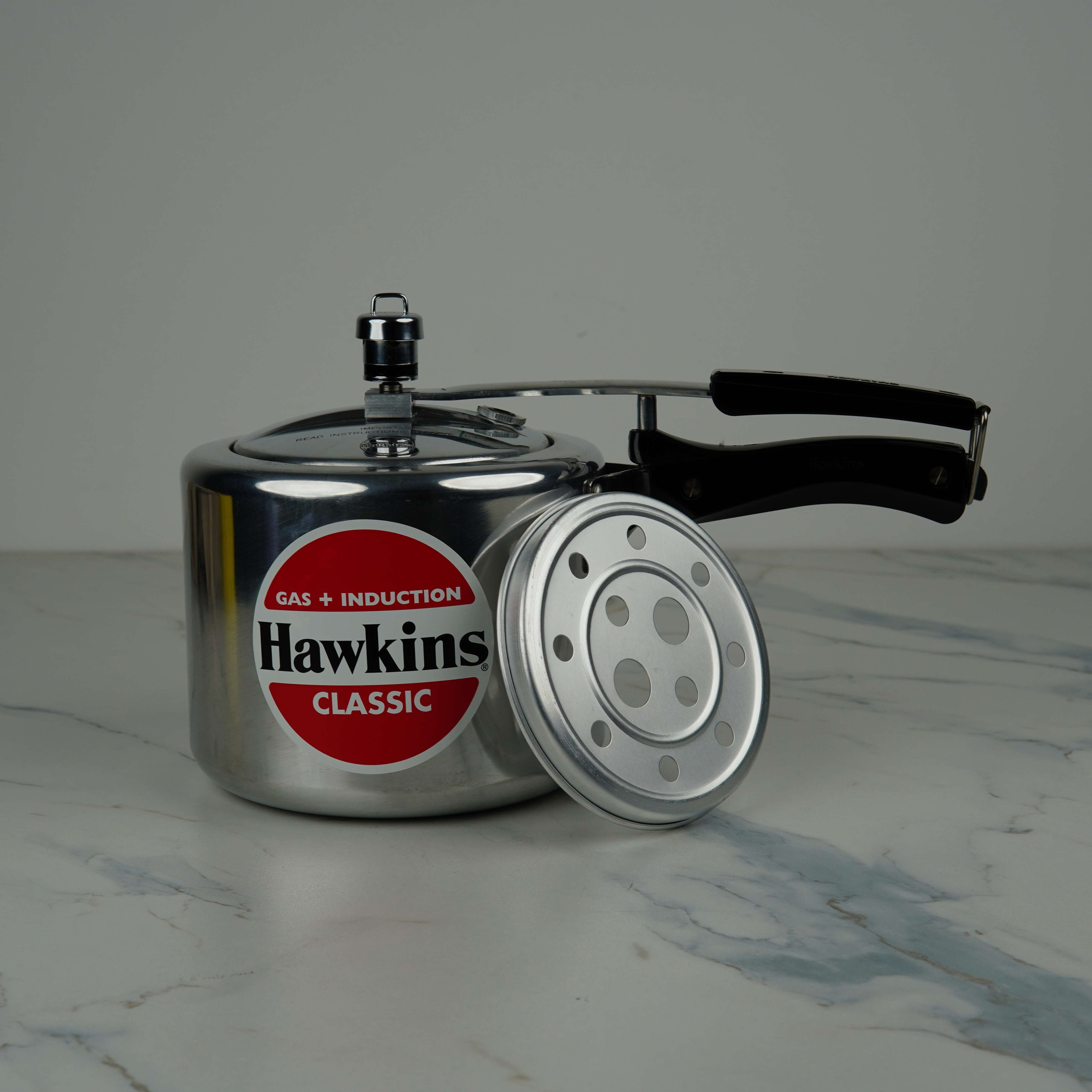 Hawkins Classic Induction Pressure Cooker - 4L | Gas + Induction Compatible