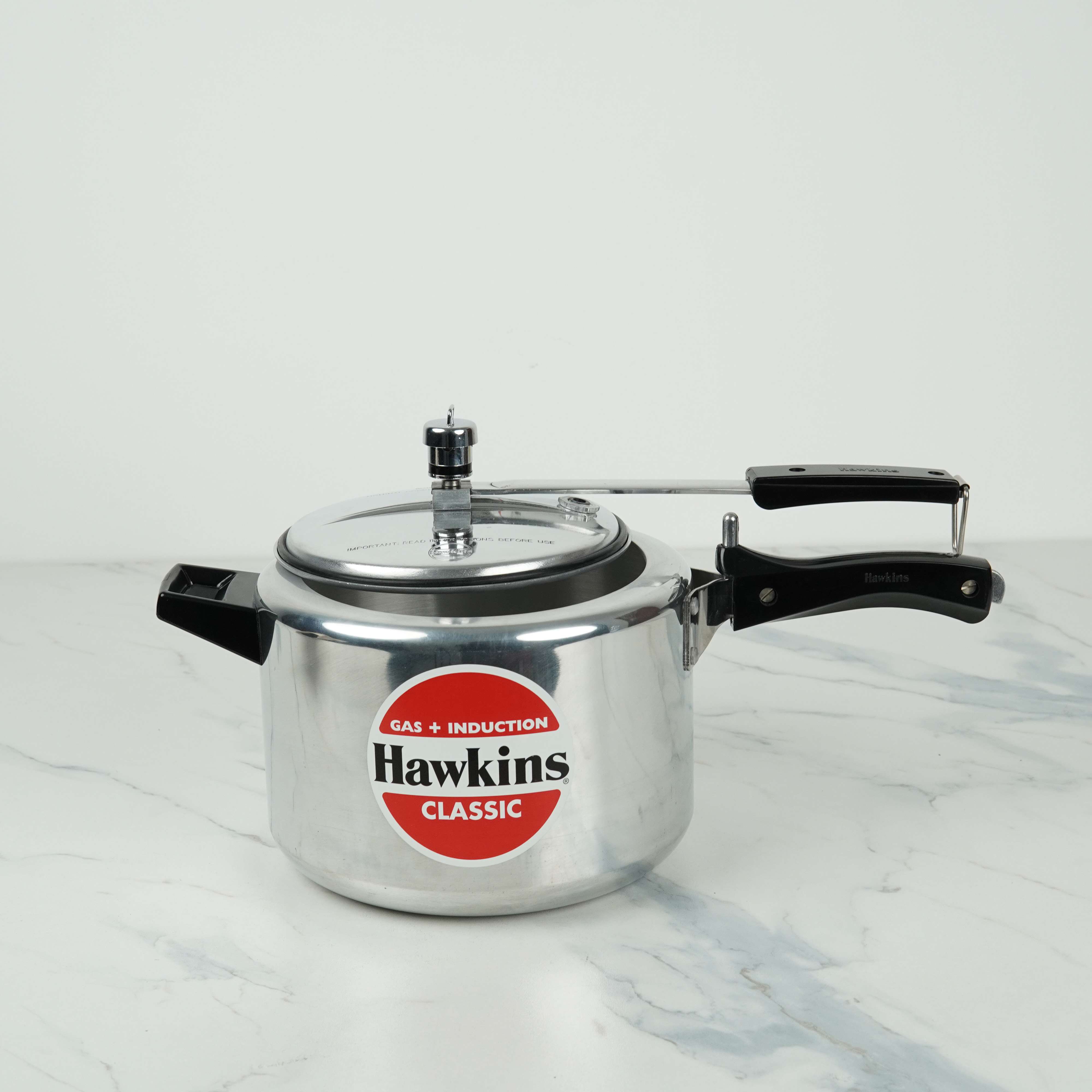Hawkins Classic Induction Pressure Cooker - 5L | Gas + Induction Compatible