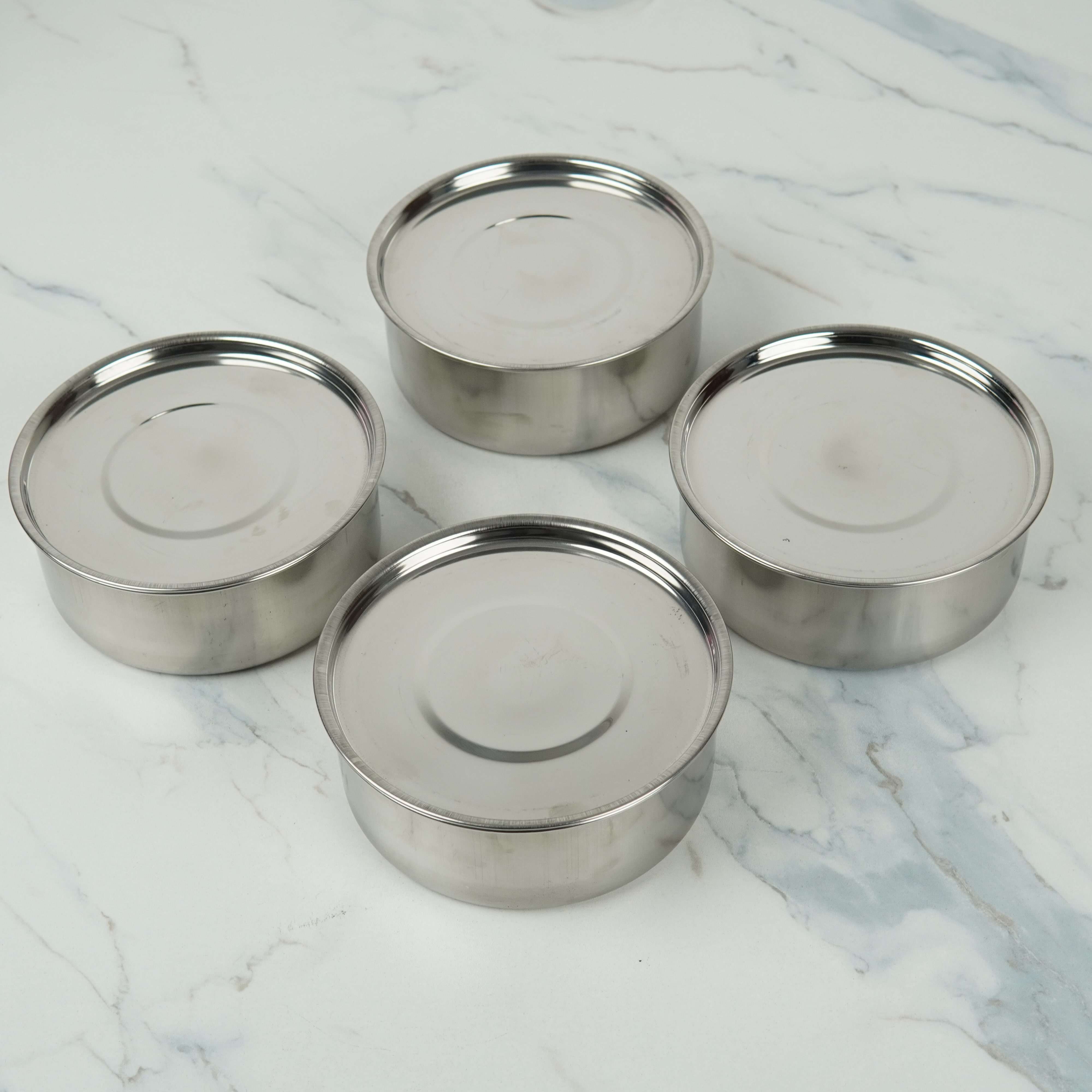 Milton Sheriff 4 Thermoware Insulated Tiffin – 4-Piece Stainless Steel Set