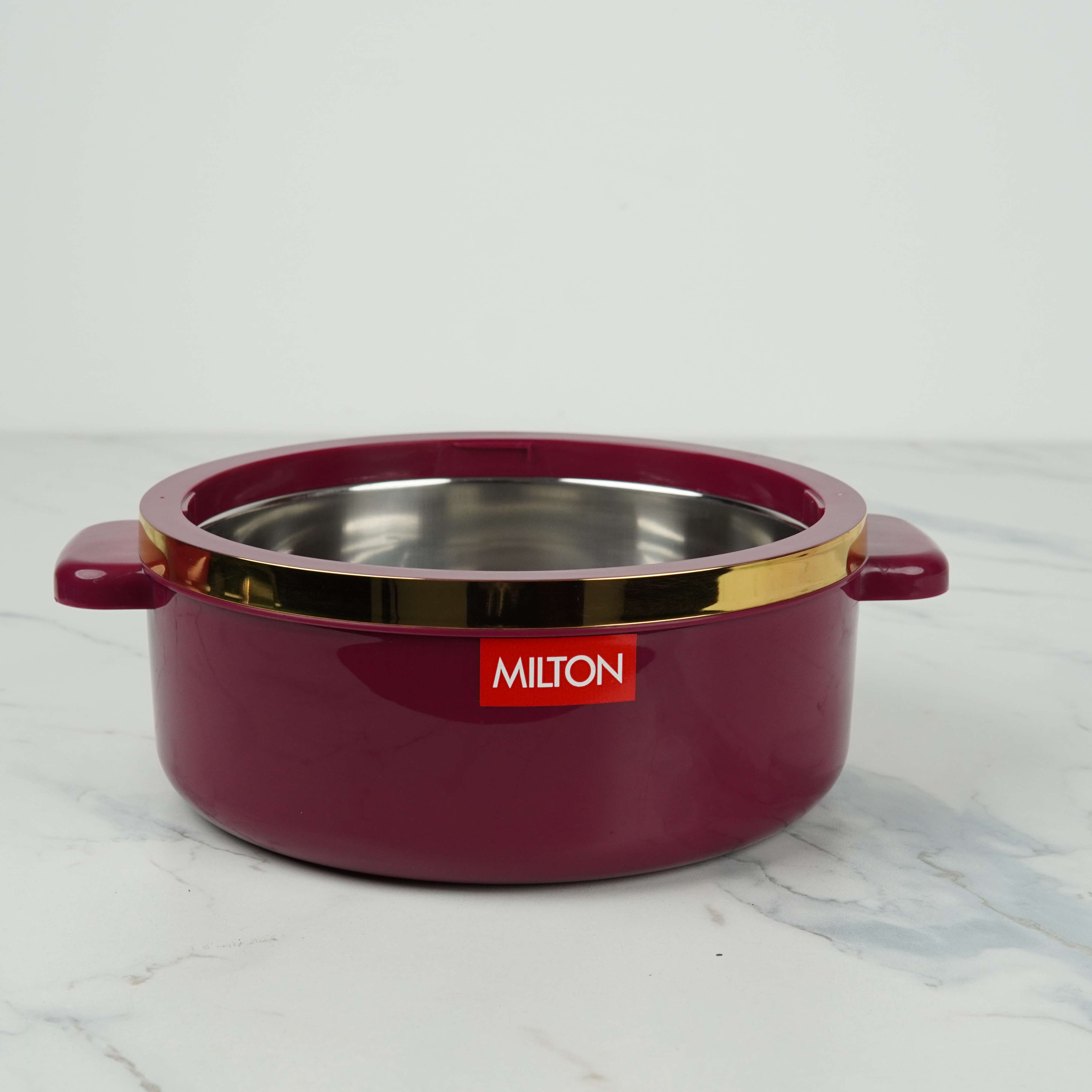 MILTON CURVE 2000 Thermoware Insulated Casserole - 2L | PU Insulated | BPA Free | Hot & Cold Storage