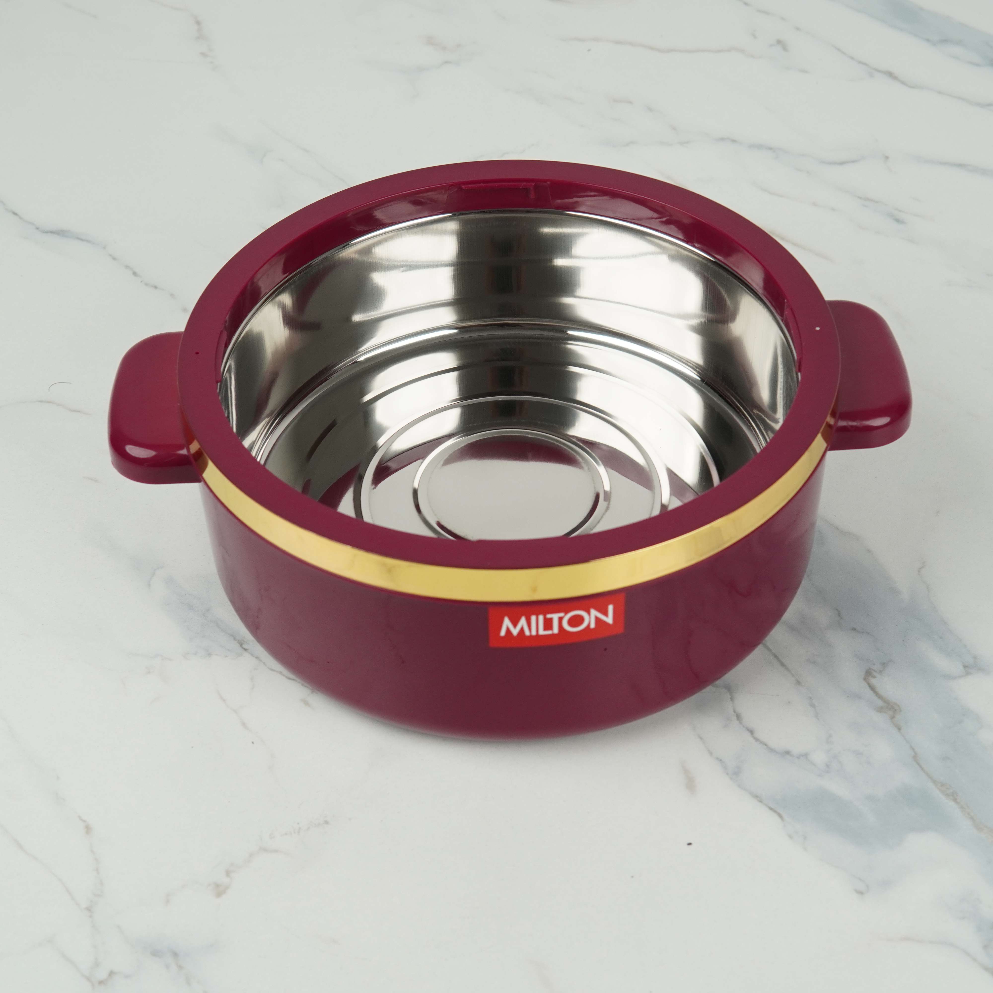 MILTON CURVE 2000 Thermoware Insulated Casserole - 2L | PU Insulated | BPA Free | Hot & Cold Storage