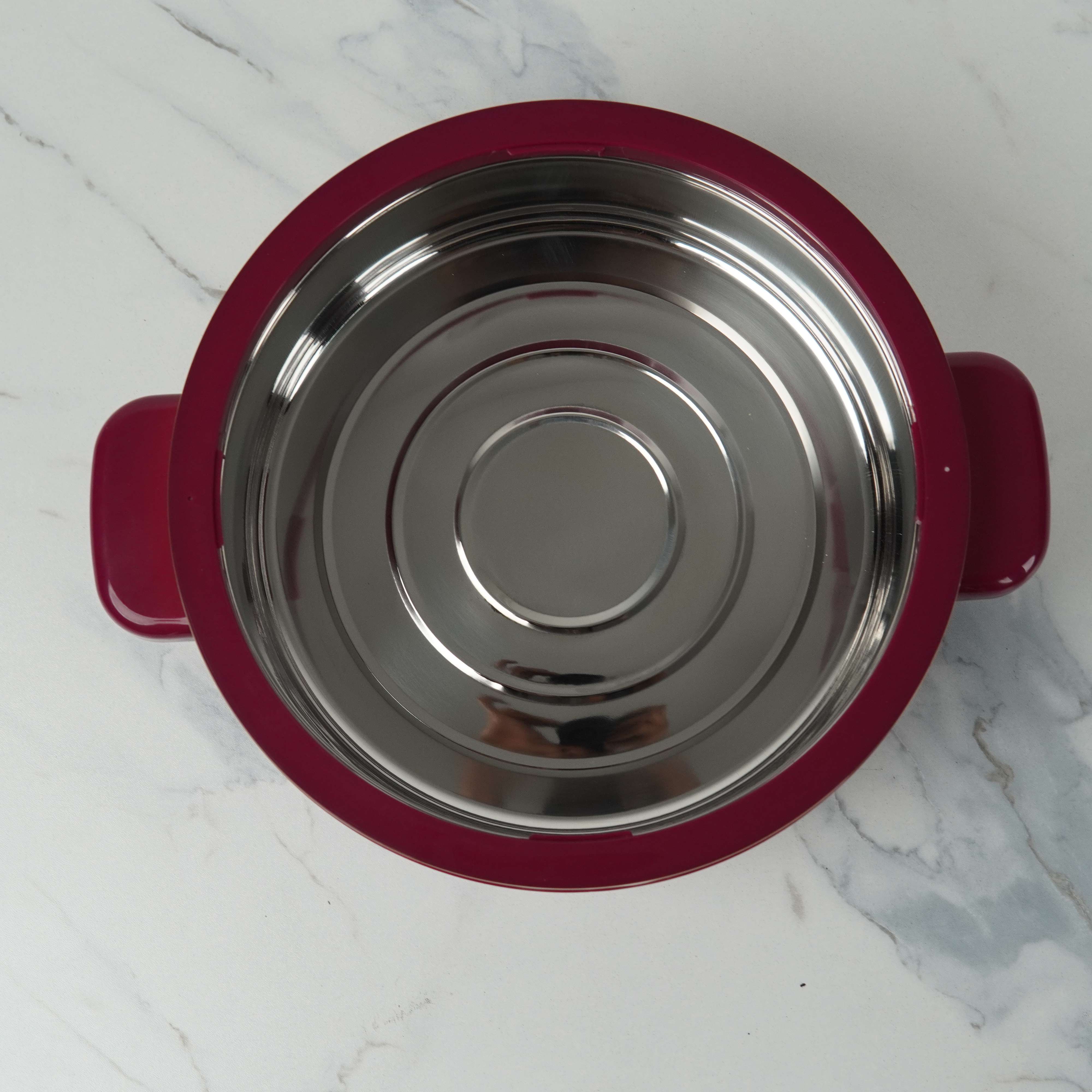 MILTON CURVE 2000 Thermoware Insulated Casserole - 2L | PU Insulated | BPA Free | Hot & Cold Storage