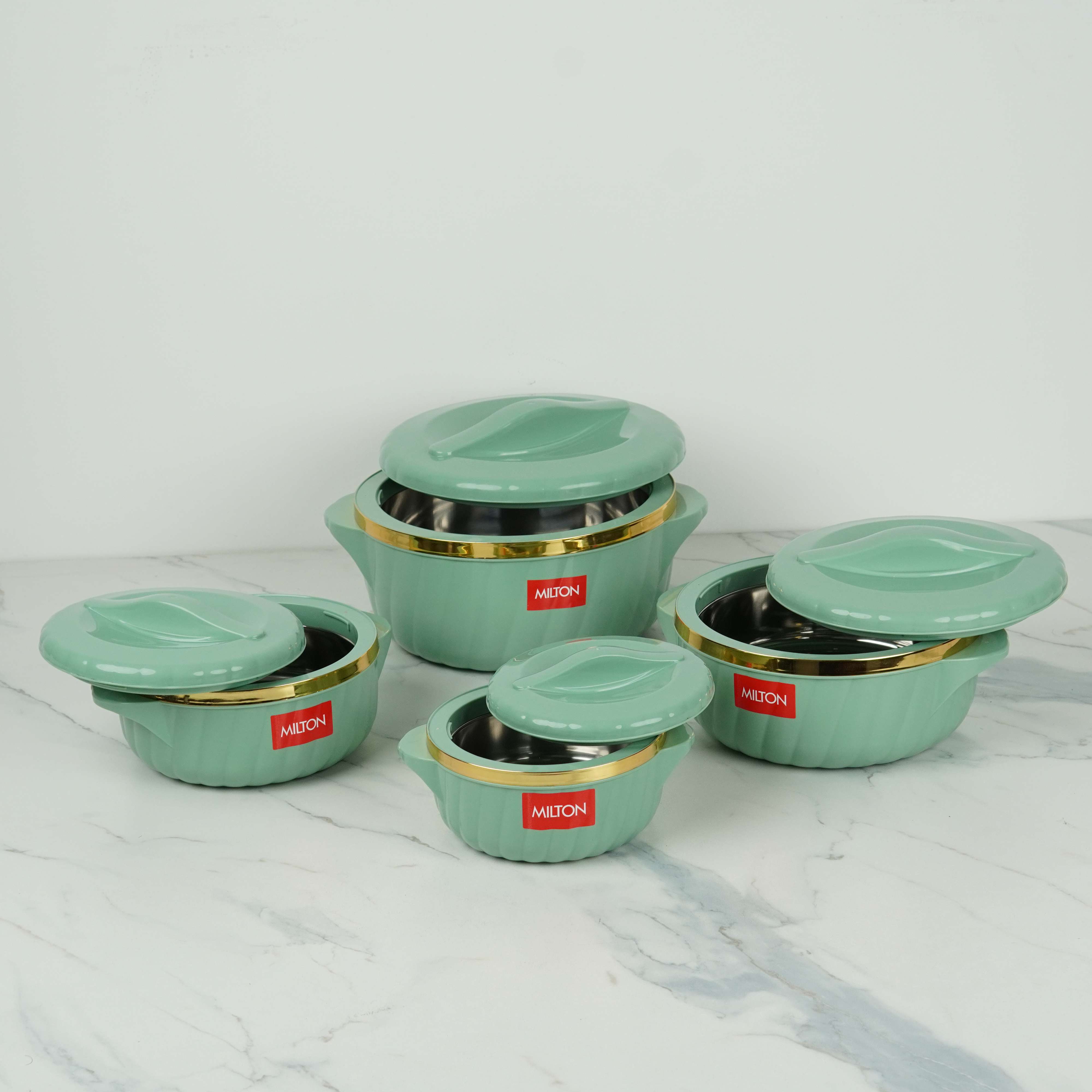 MILTON FLORA 4-Piece Thermoware Insulated Casserole Set