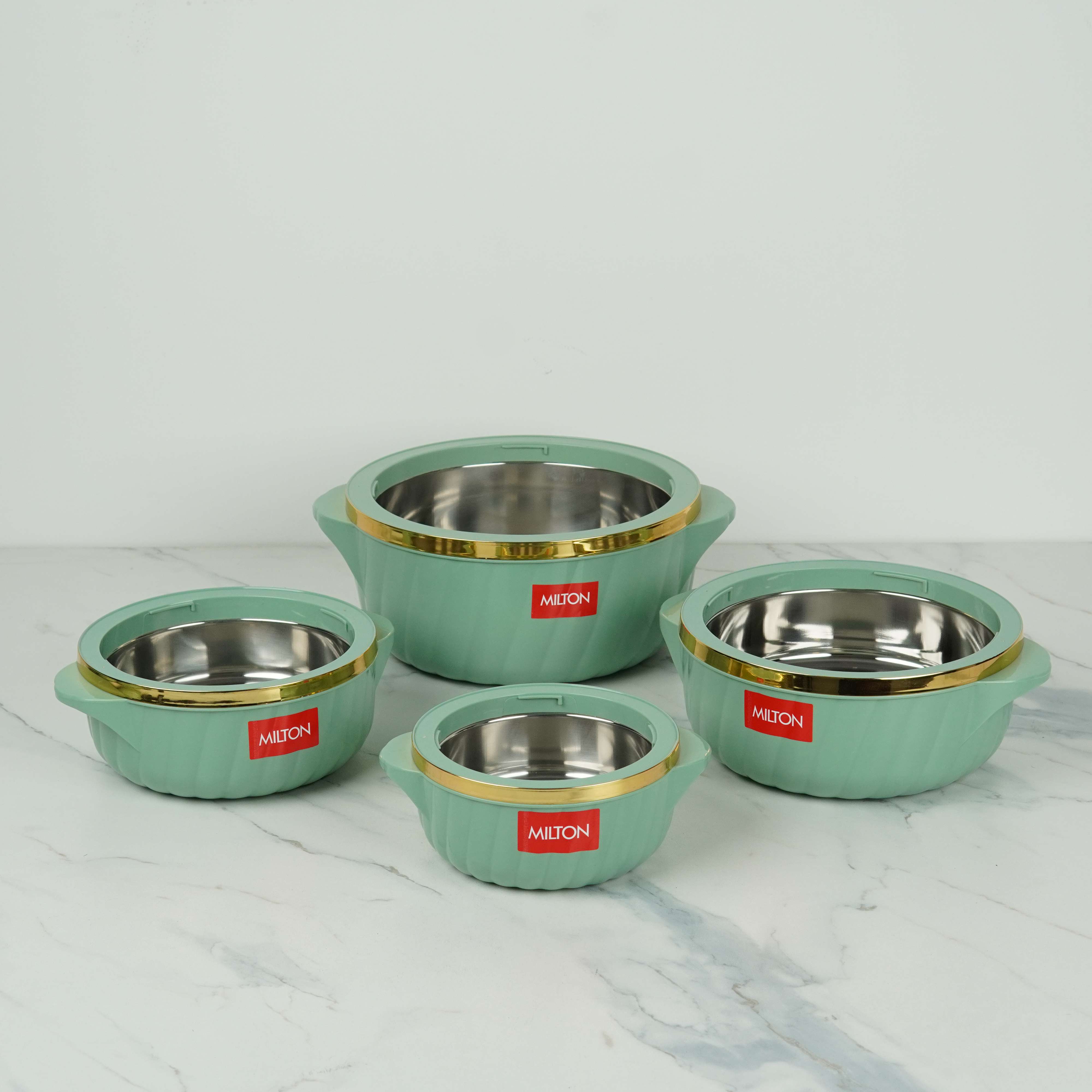 MILTON FLORA 4-Piece Thermoware Insulated Casserole Set