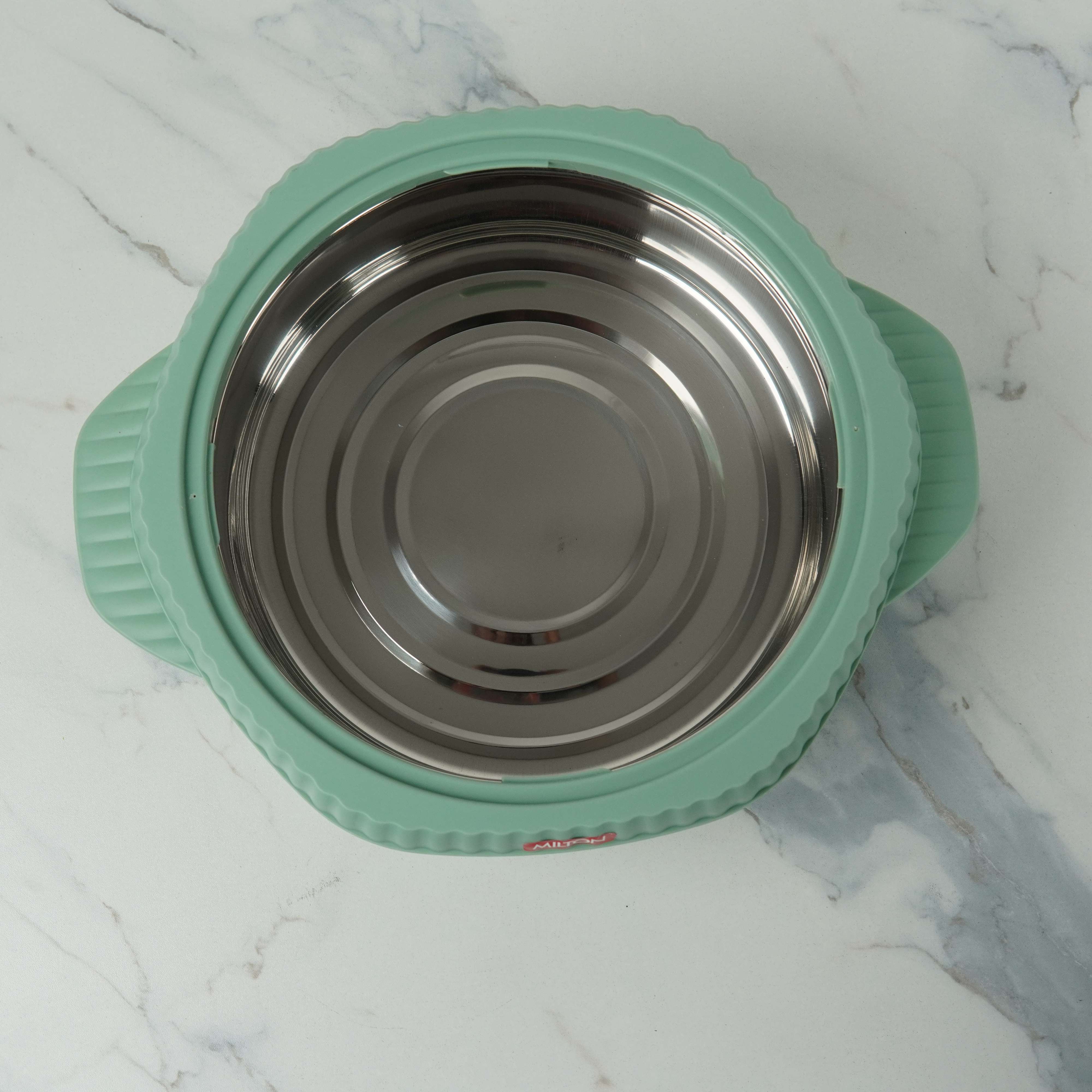 MILTON Oyster 2500 Designer Insulated Casserole - 2.5L Hot Pot with Wooden Handle (Mint Green) - 50 Years Special Edition