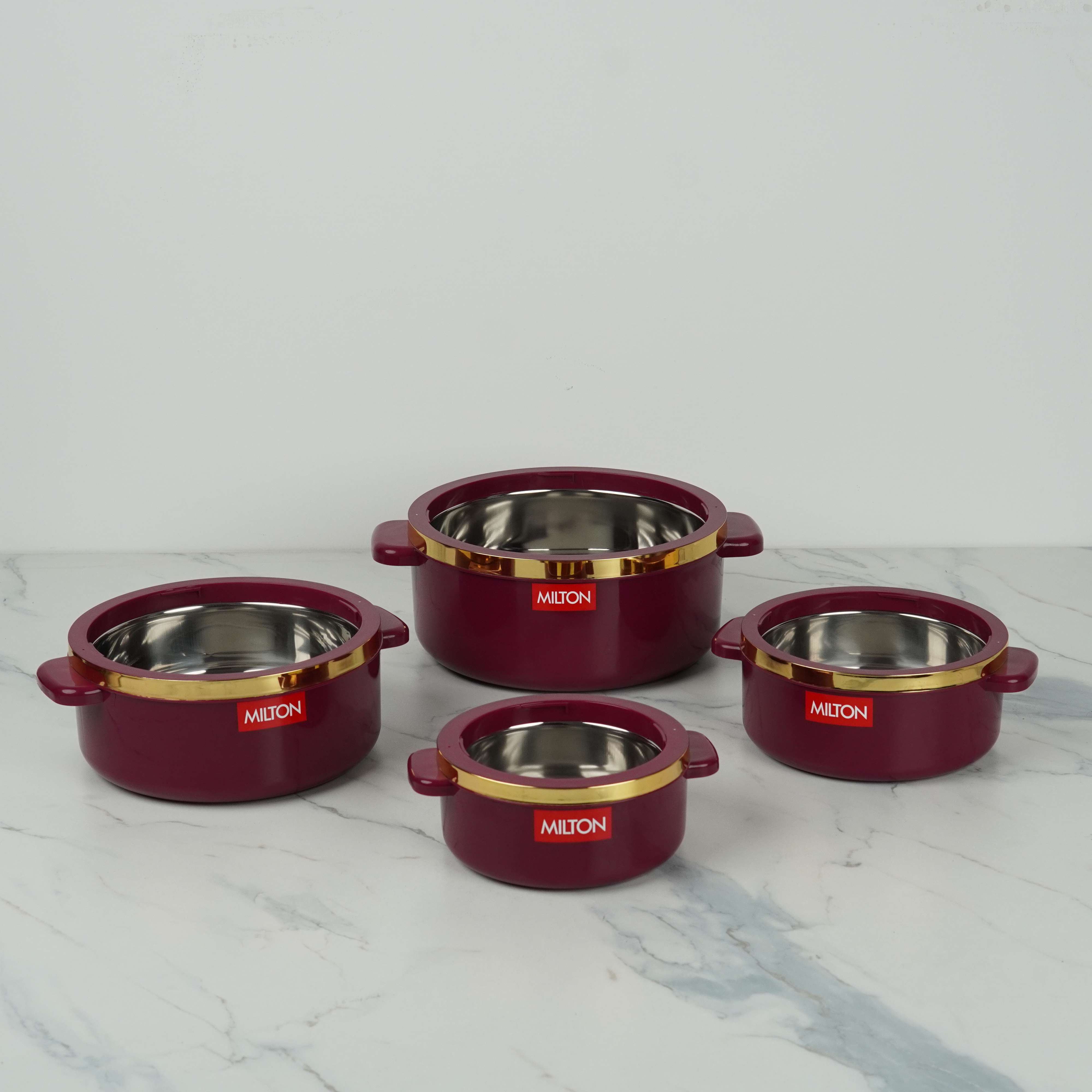 Milton Curve Thermoware Insulated Casserole - 4 Pc Set