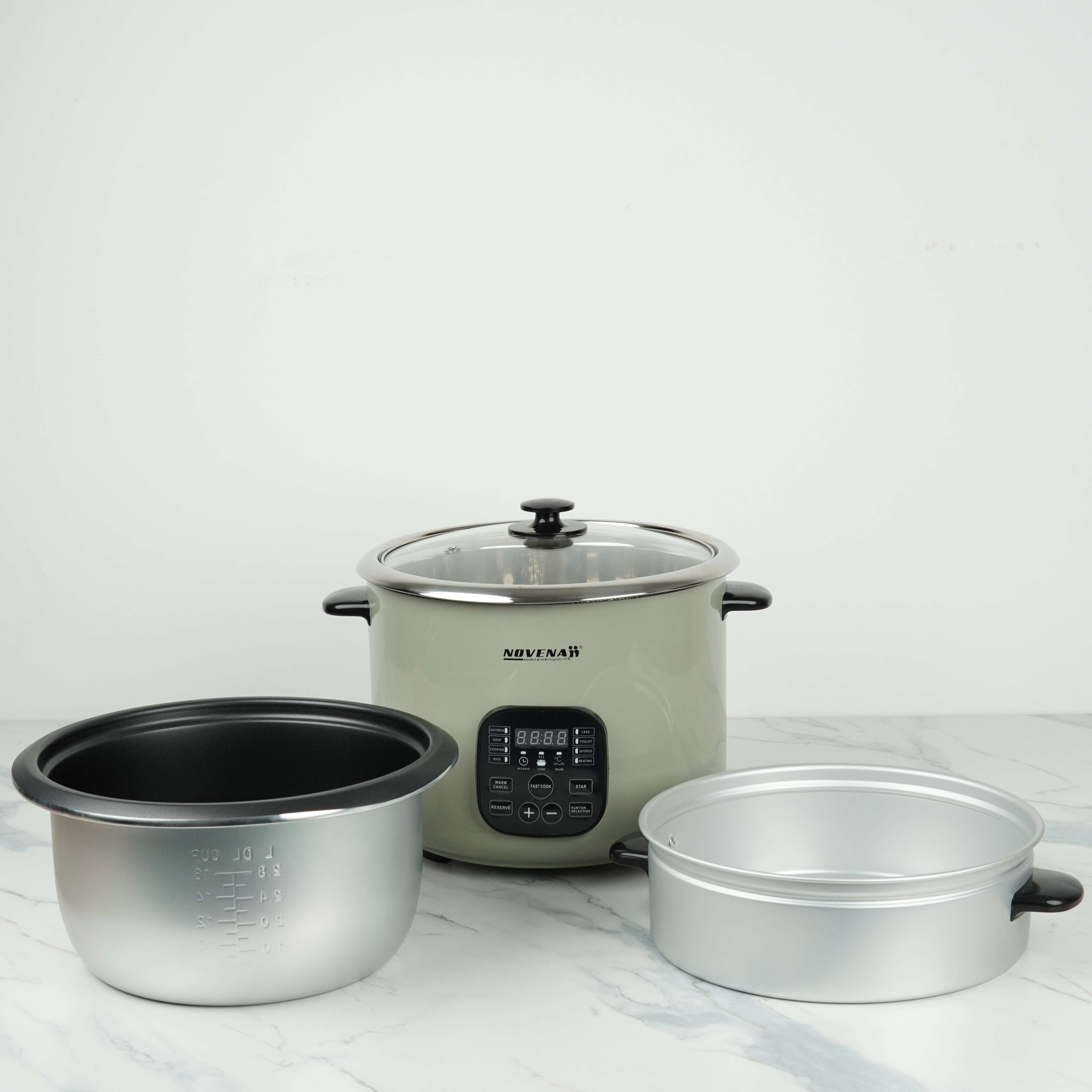 Novena 3.0L Digital Multi Cooker & Rice Cooker (1000W) – NRC-2025D