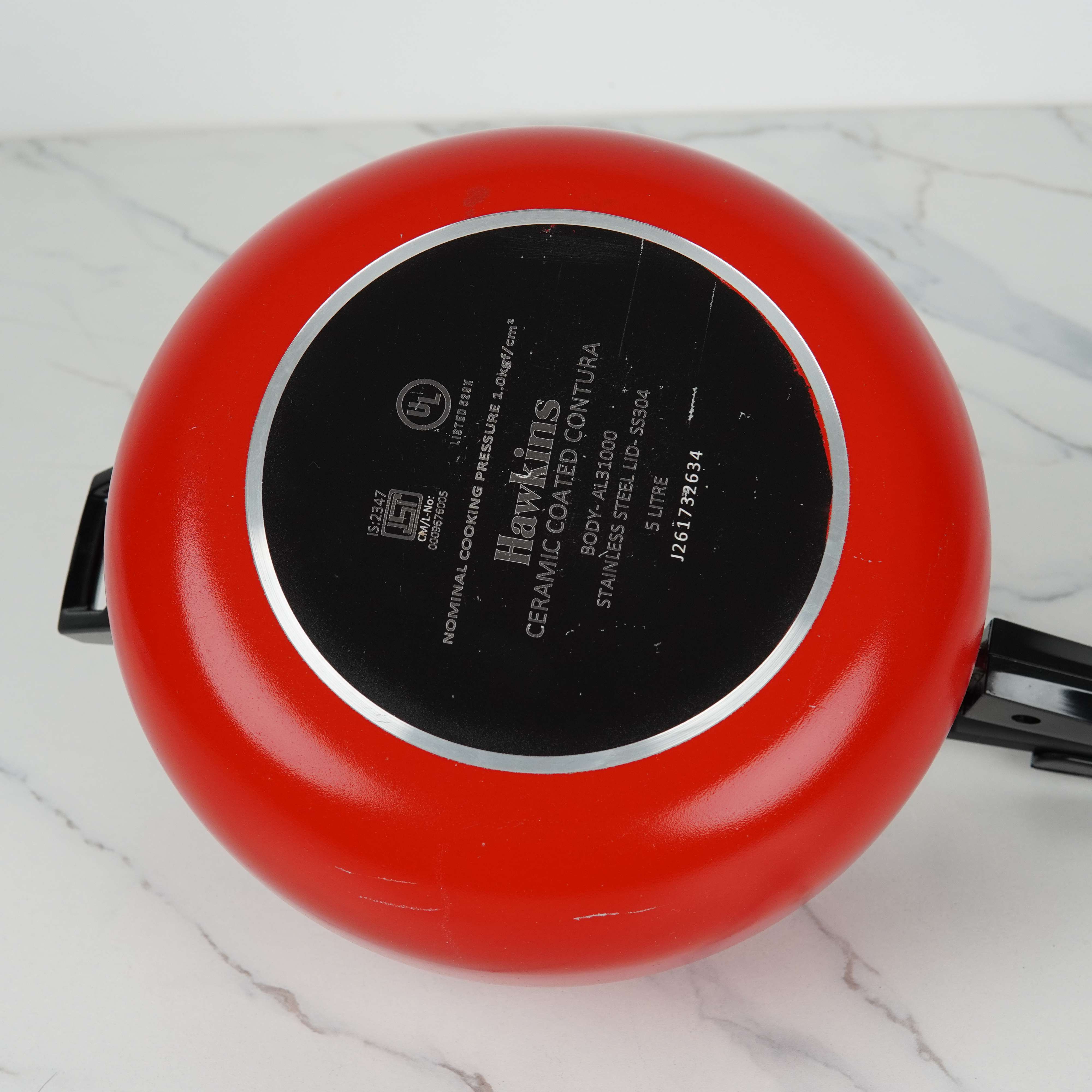 Hawkins Contura Ceramic Virgin Aluminum Pressure Cooker – 5L