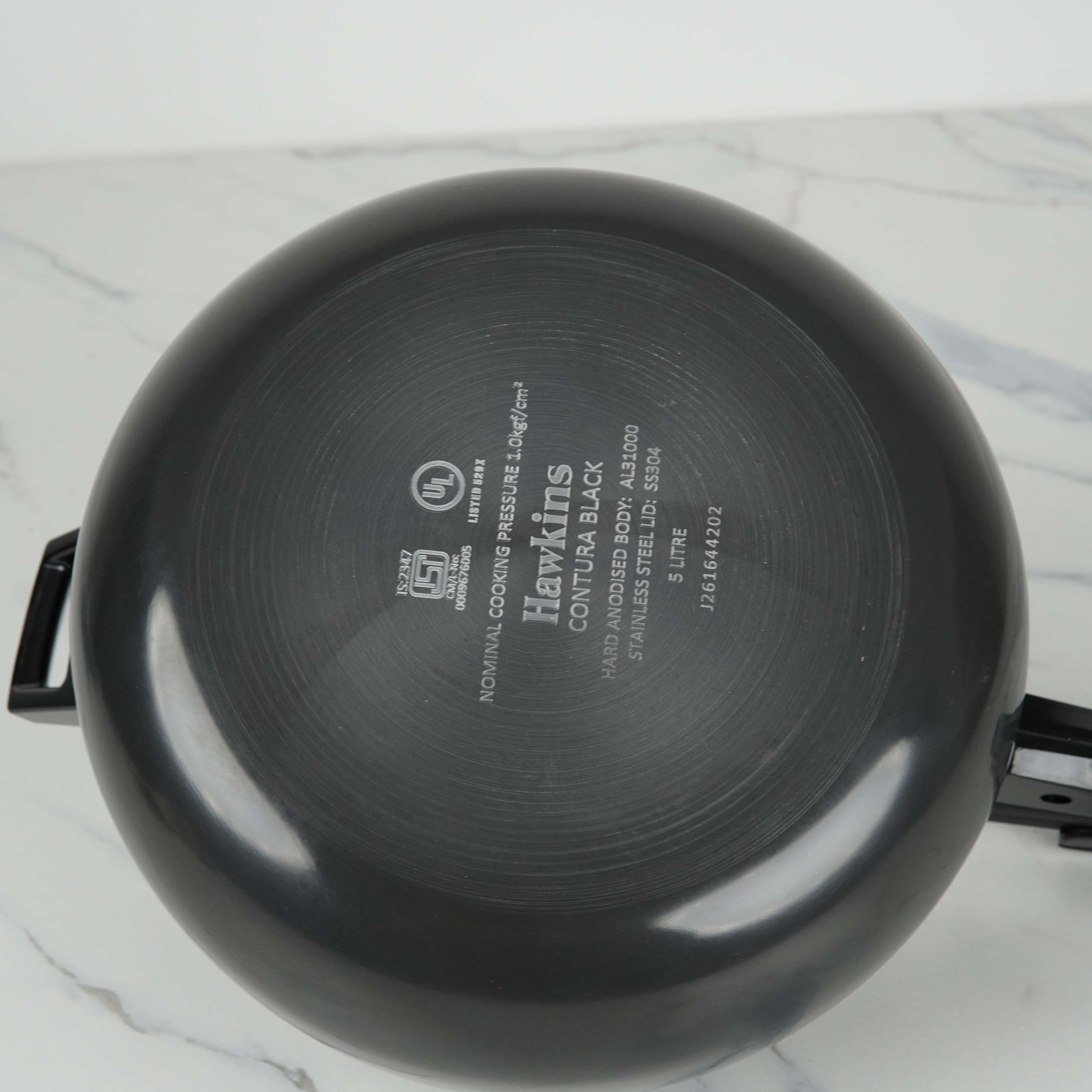 Hawkins Contura Hard Anodized Pressure Cooker – 3L