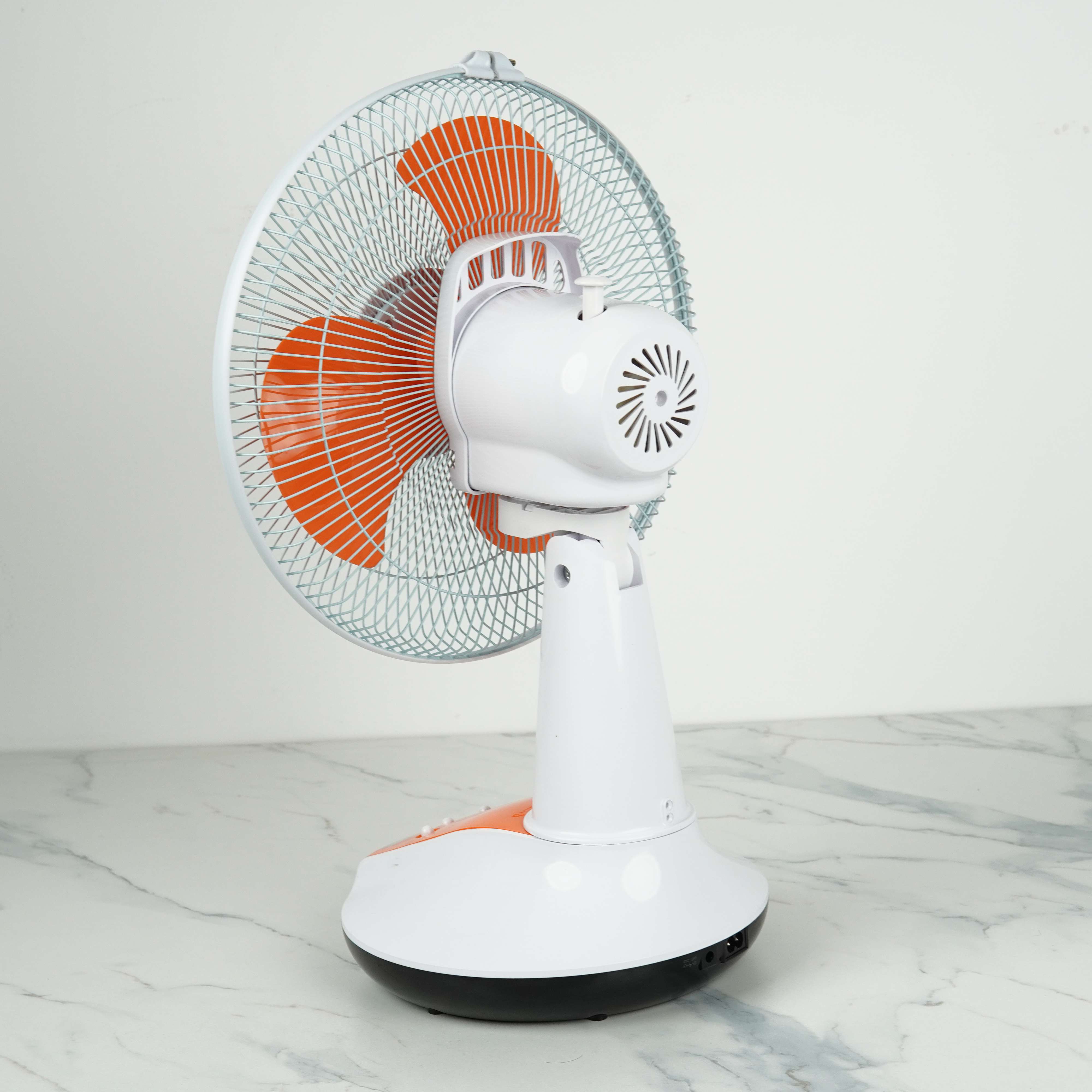 Novena Defender 12-Inch Rechargeable Table Fan (NCF-112) – 3-Speed Control, 8 LED Night Light, and Up to 21 Hours Working Time