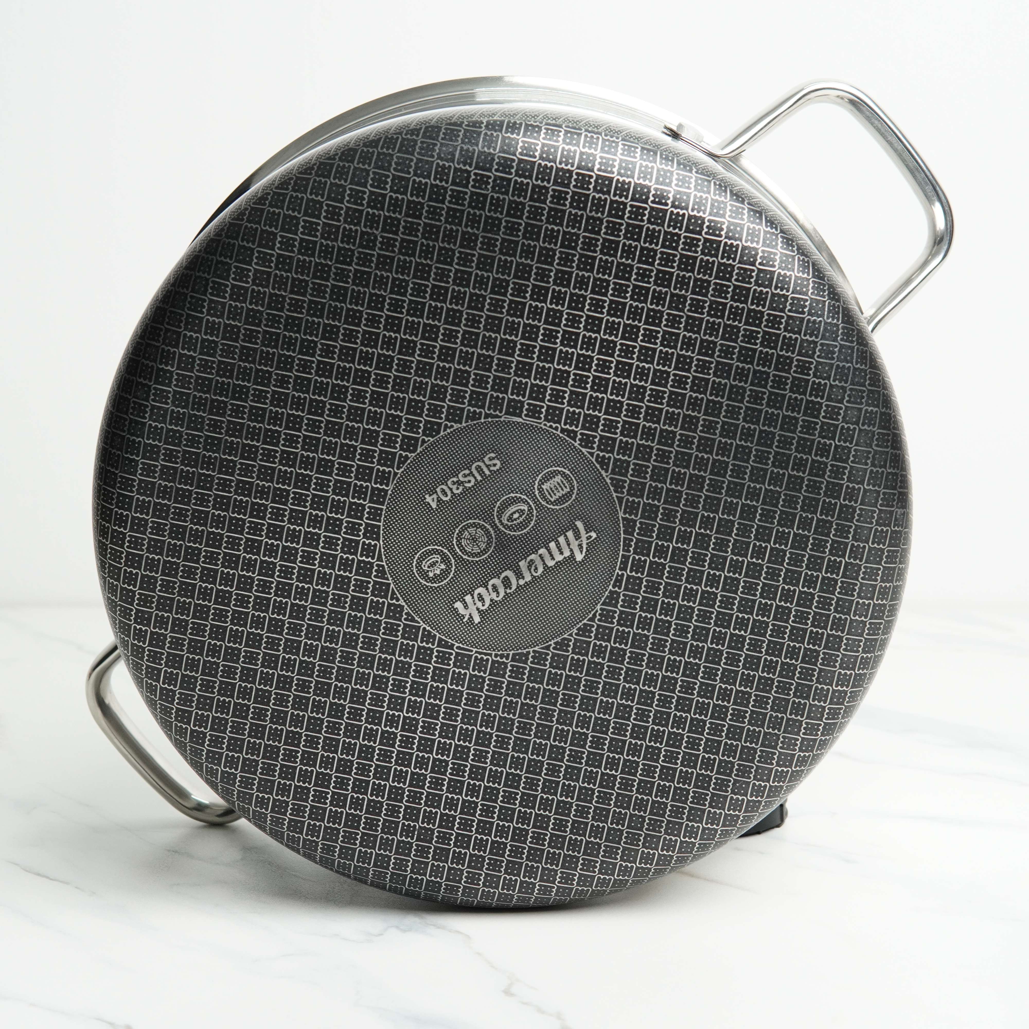Amercook Aristo Pro Stainless Steel Cookware Casserole, 26 cm & 28cm