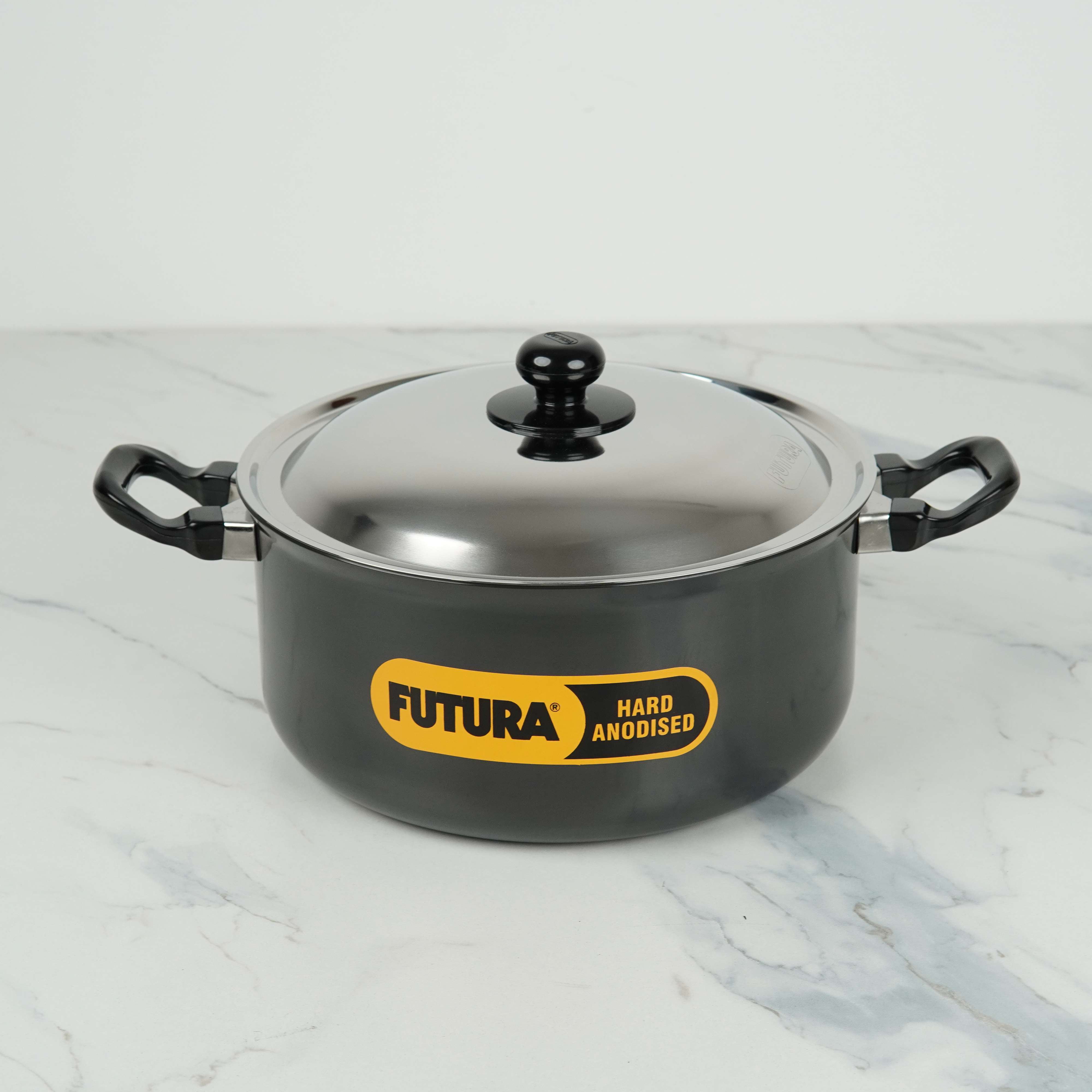 Hawkins Futura Hard Anodized Stewpot – 5L