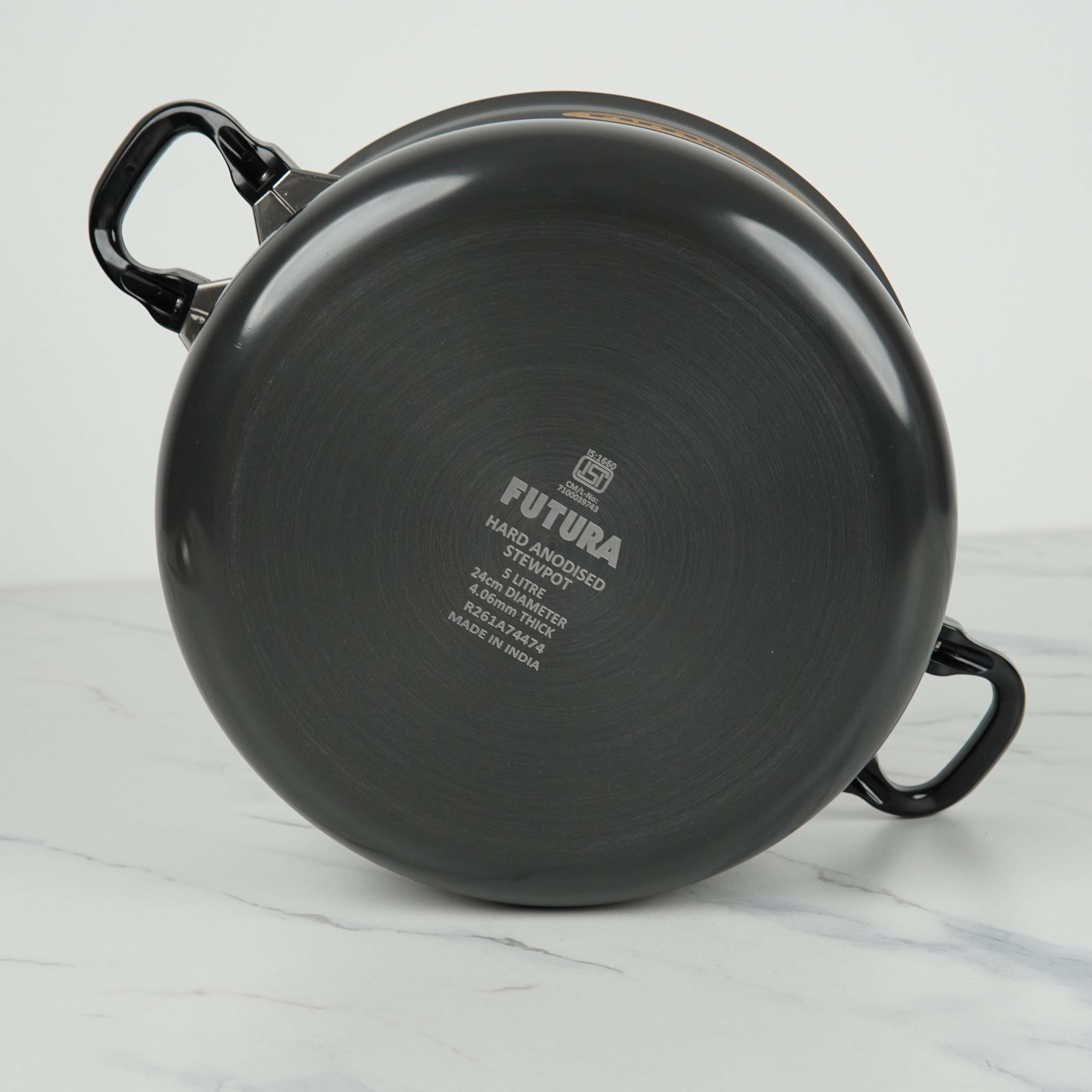 Hawkins Futura Hard Anodized Stewpot – 5L