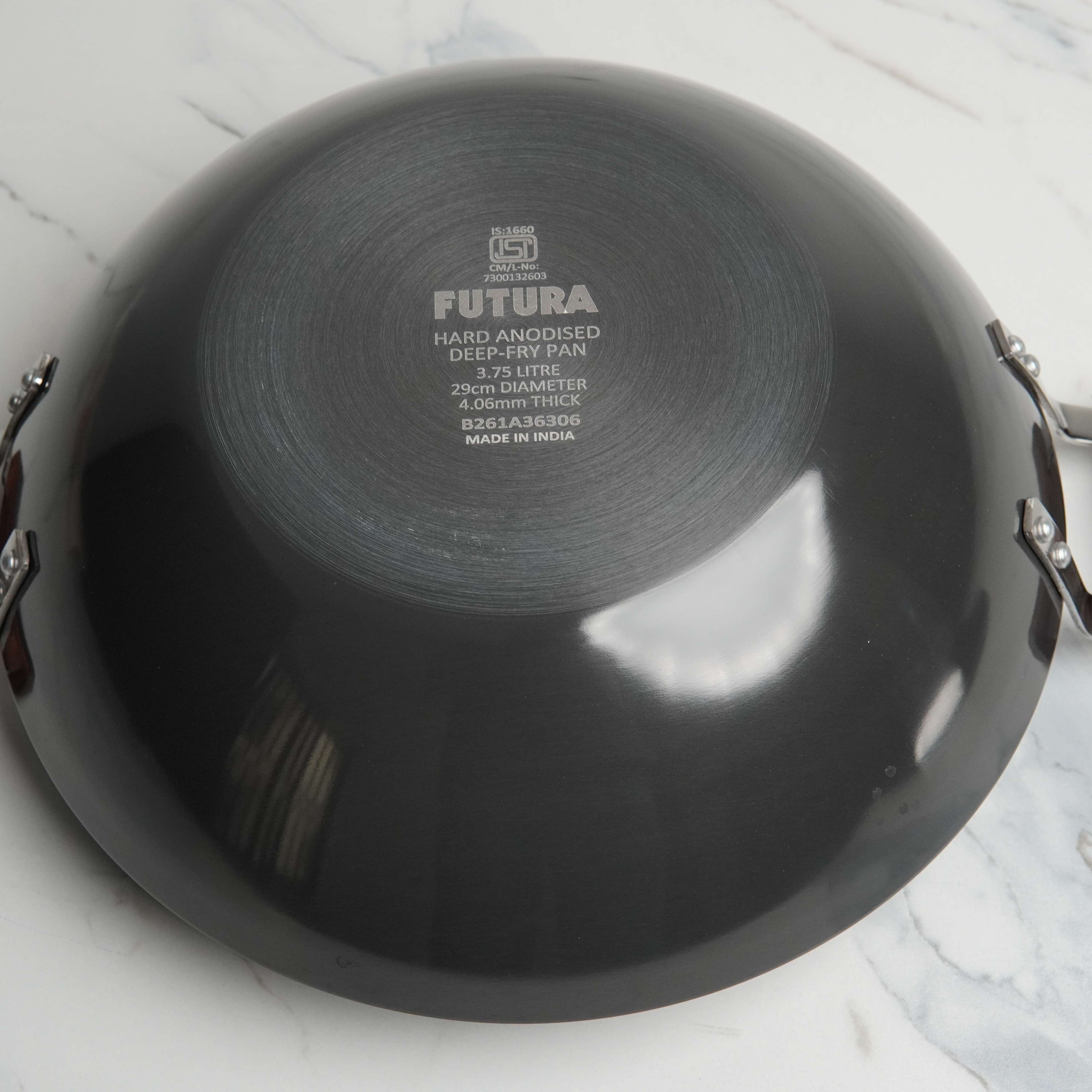 Hawkins Futura Hard Anodized Deep Fry Pan –3.75L