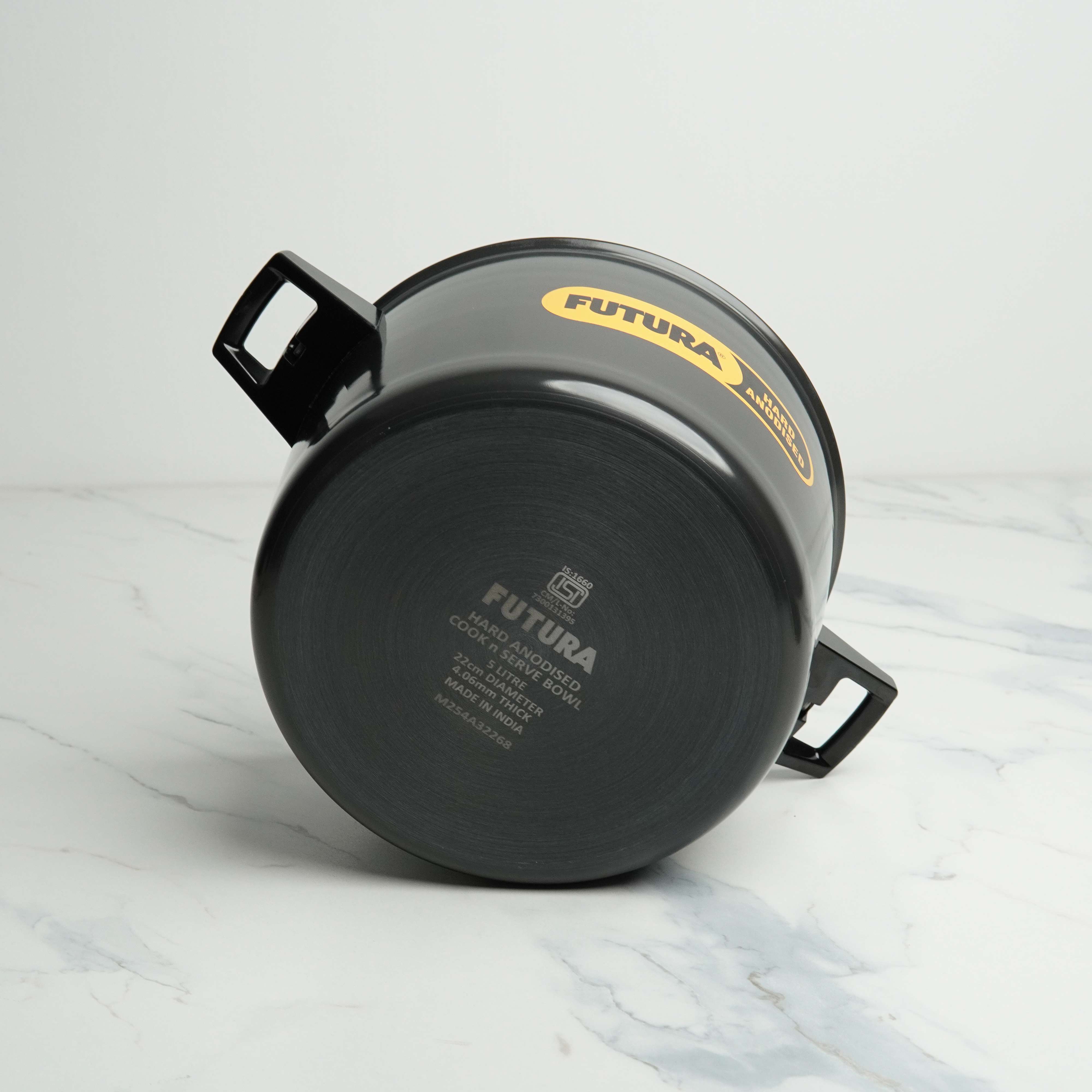 Hawkins Futura Hard Anodized Cook & Serve Bowl – 6L