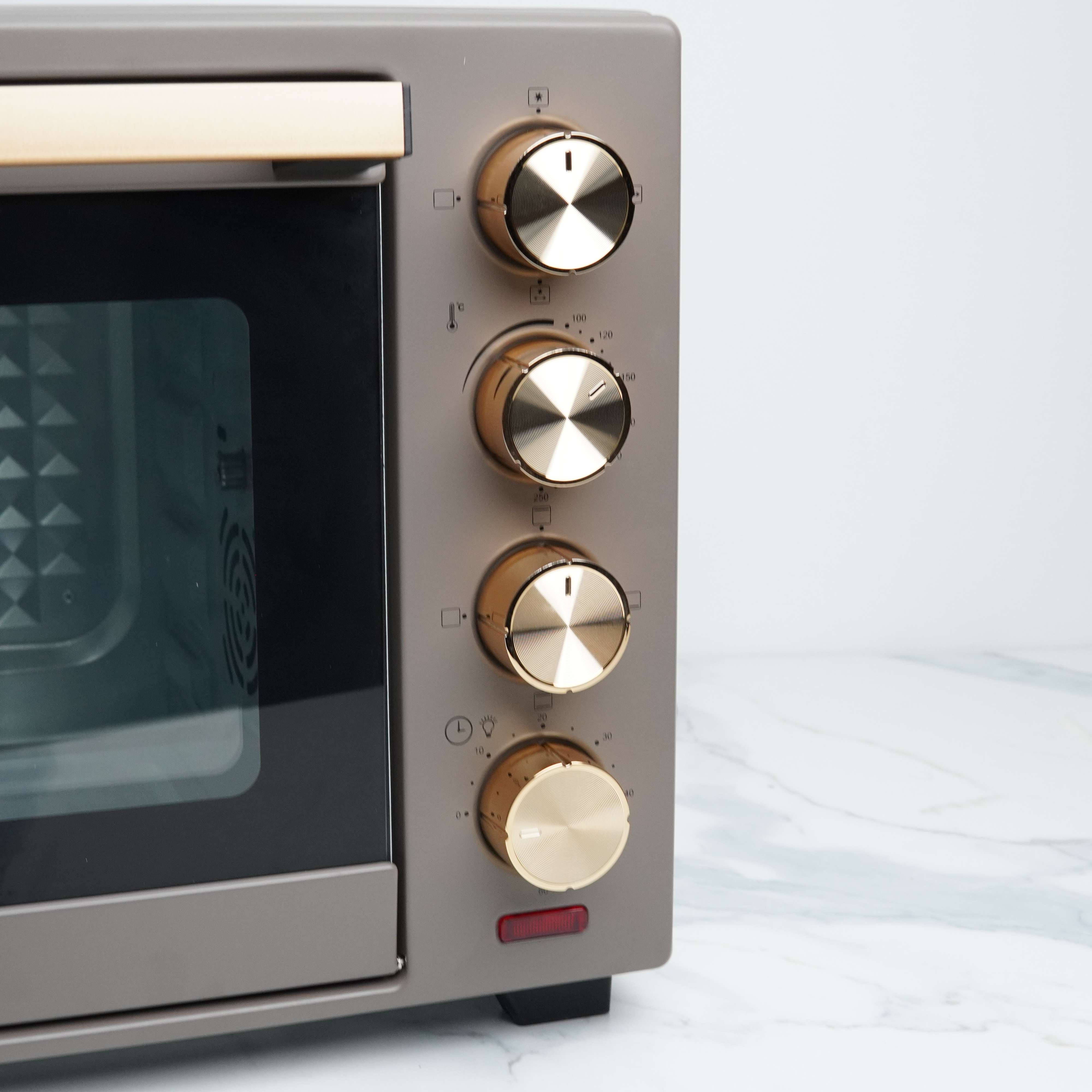 NOVENA NGO-555G 55L Convection Rotisserie Electric Oven with Timer - 2000W Inverter Technology