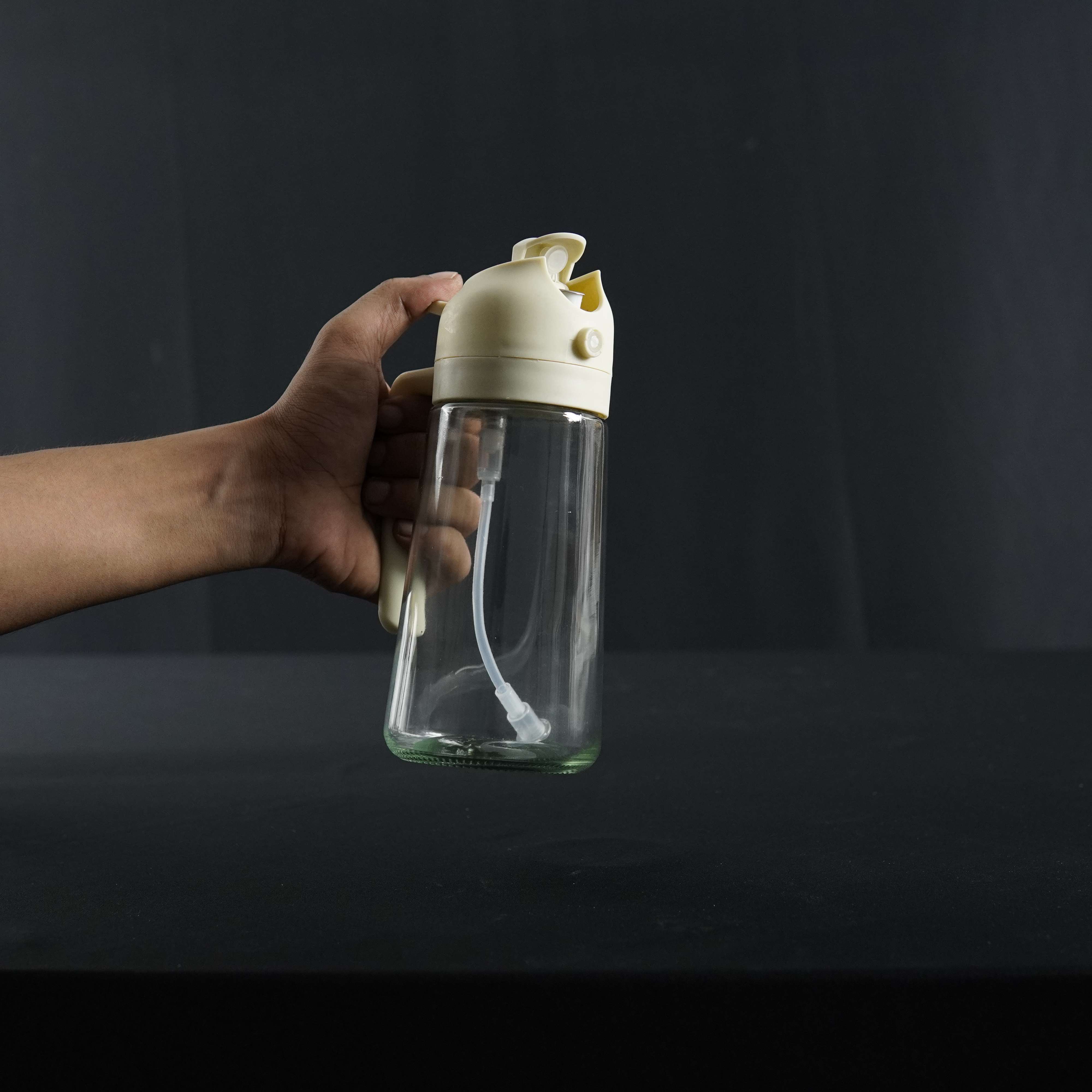 2-in-1 Sprayable & Pourable Oil Bottle – Adjustable Oil Control Dispenser