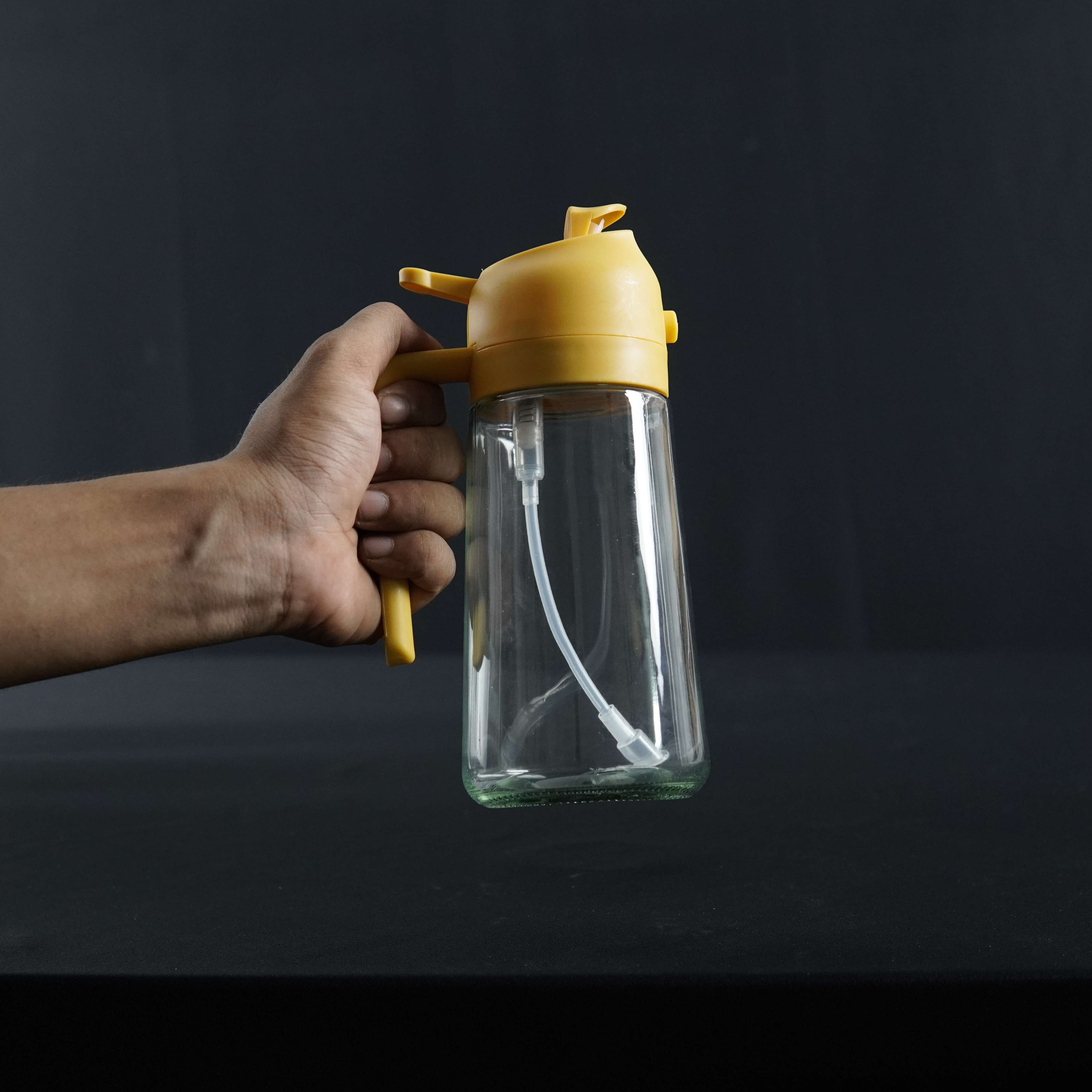 2-in-1 Sprayable & Pourable Oil Bottle – Adjustable Oil Control Dispenser