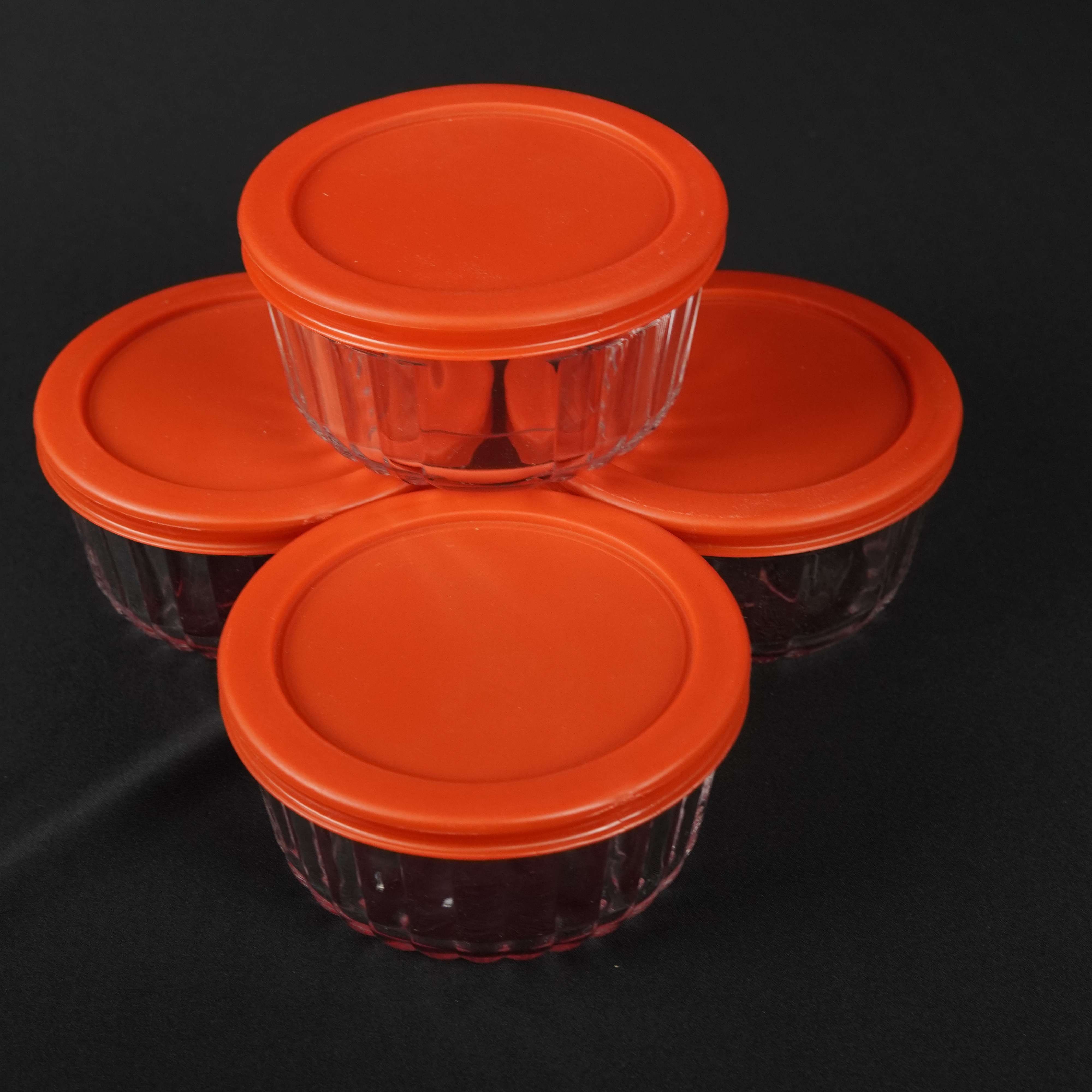 4pcs Glass Bowl Set