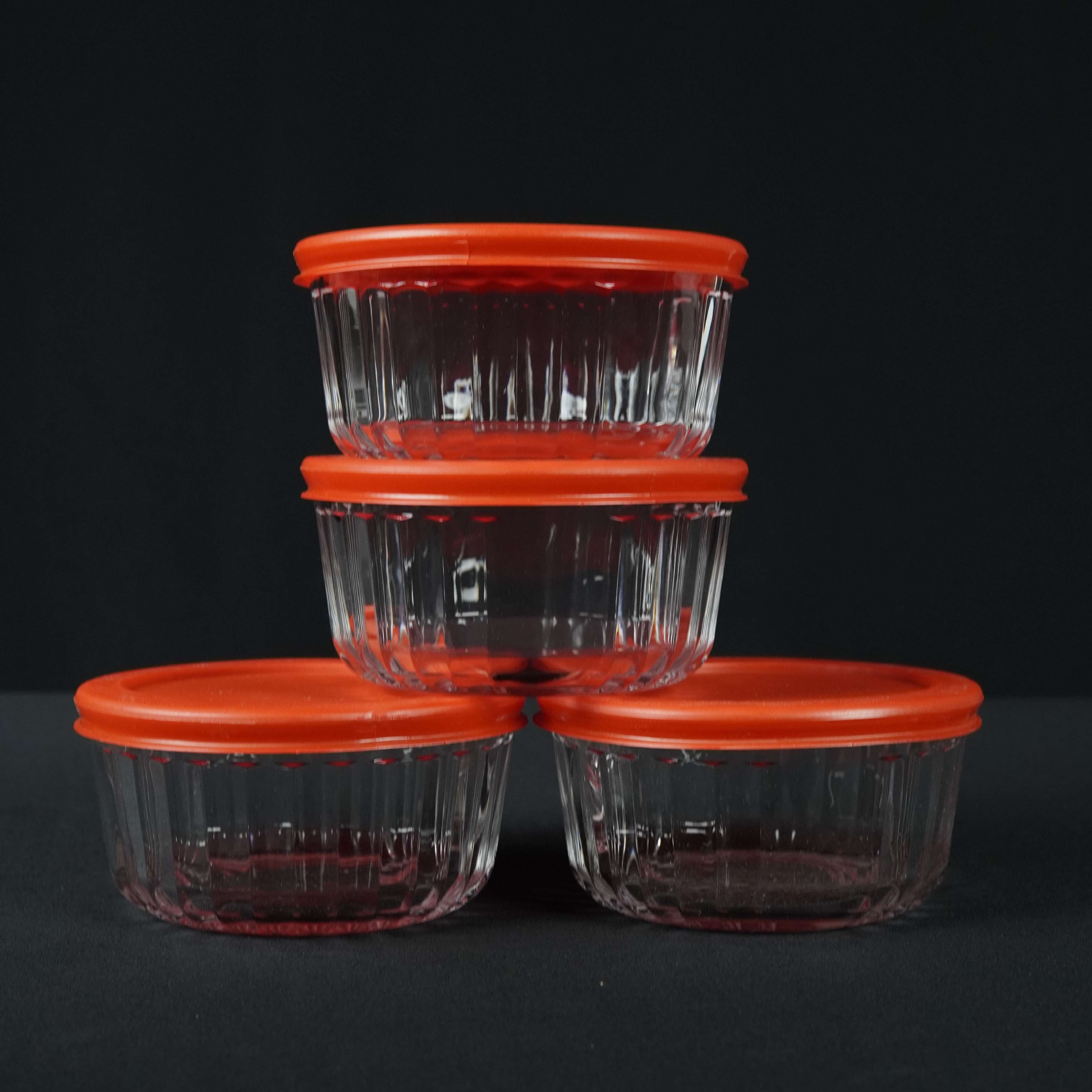 4pcs Glass Bowl Set