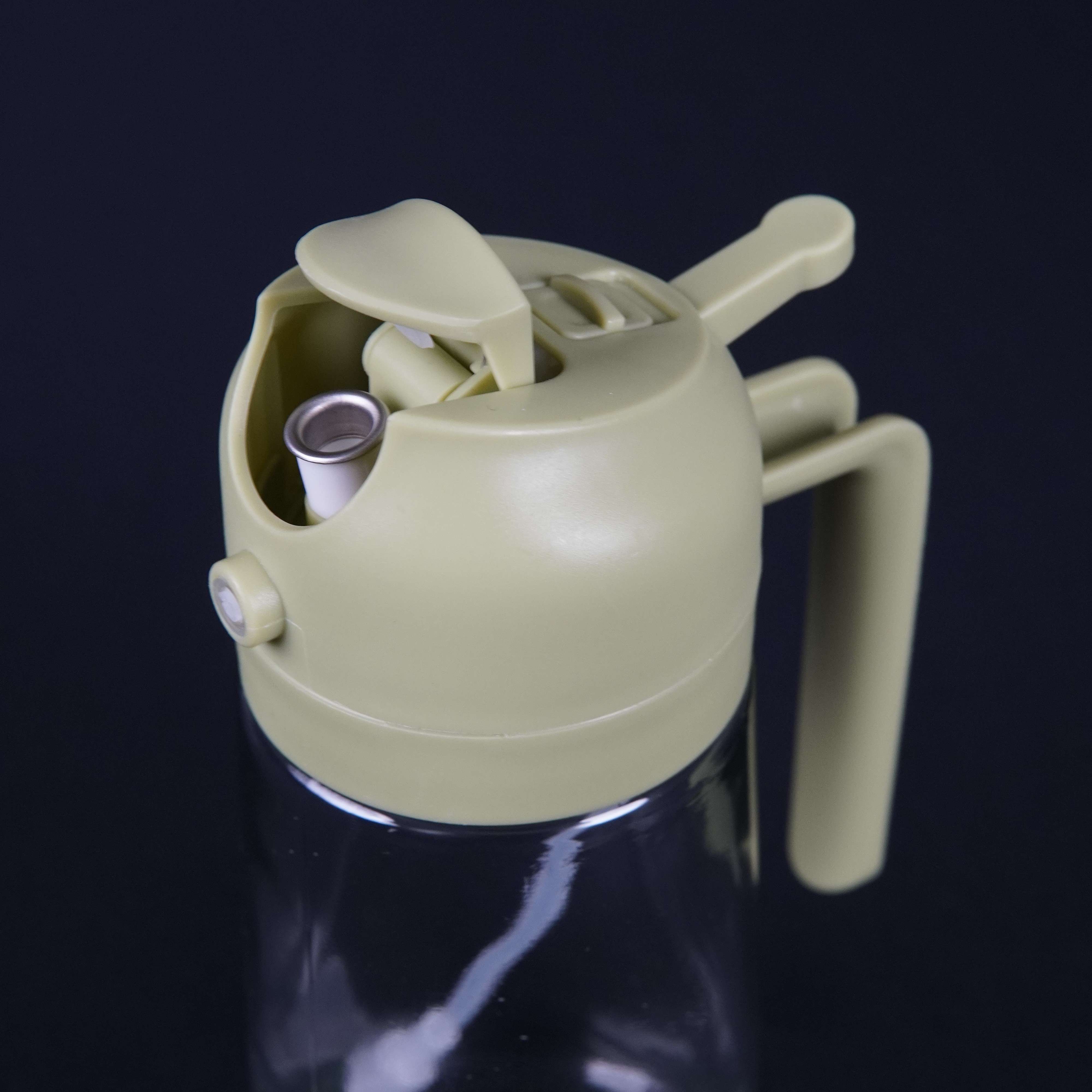 2-in-1 Sprayable & Pourable Oil Bottle – Adjustable Oil Control Dispenser