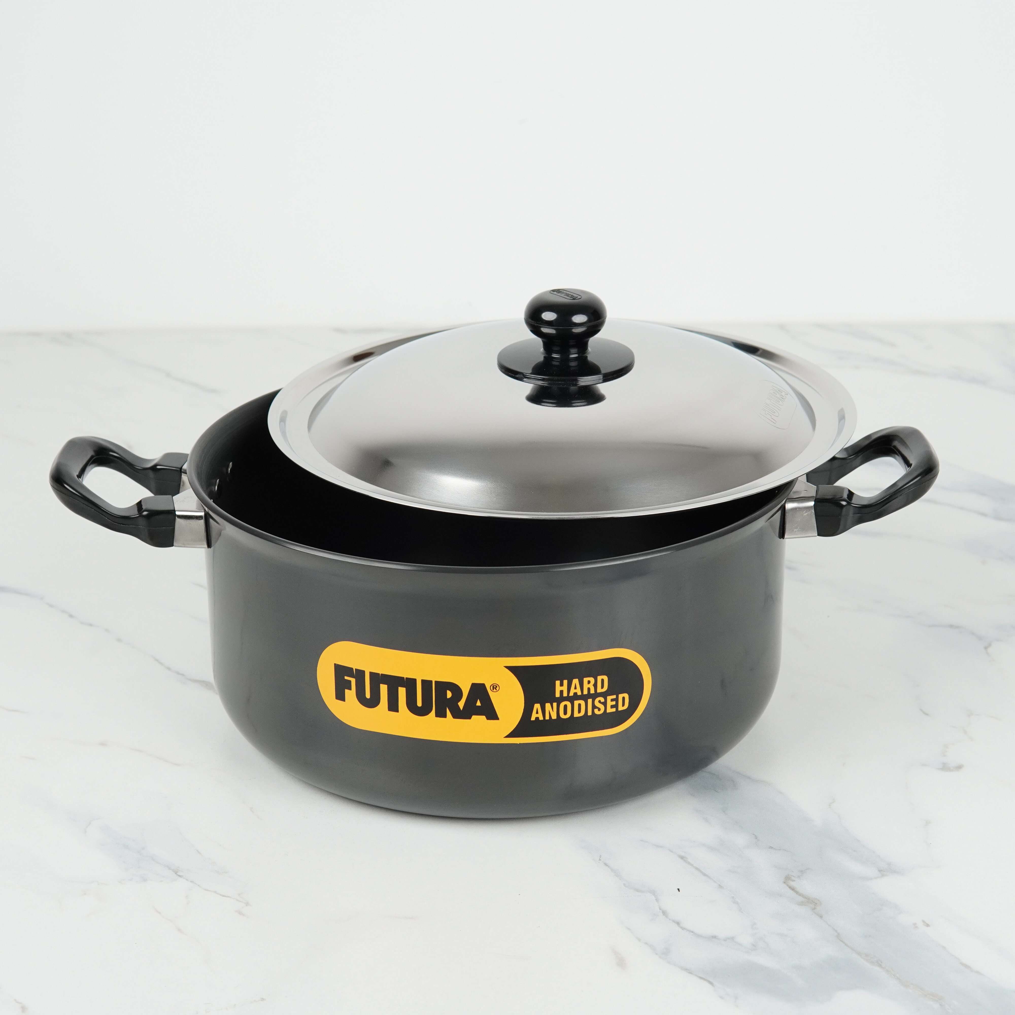 Hawkins Futura Hard Anodized Stewpot – 5L