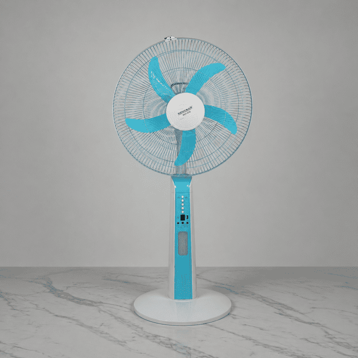 NOVENA NCF-318 Rechargeable Tower Stand Fan 18 Inch with 28 LED Light - 12V 7AH Battery