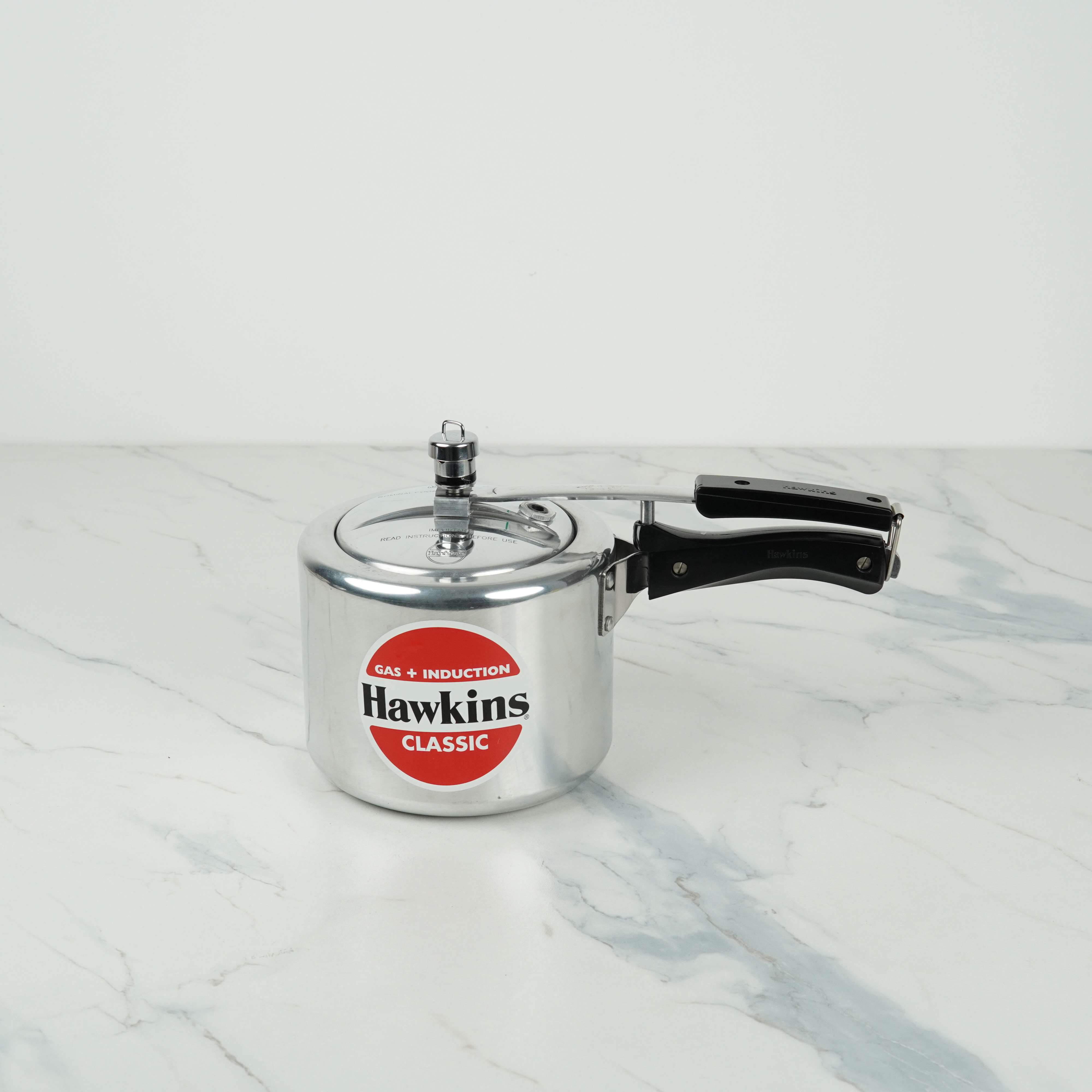 Hawkins Classic Induction Pressure Cooker - 3L | Gas + Induction Compatible