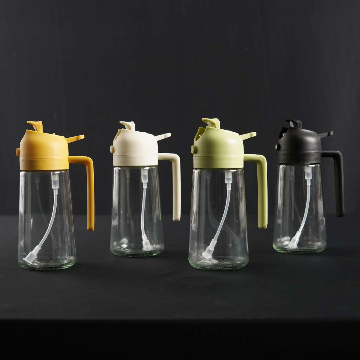 2-in-1 Sprayable & Pourable Oil Bottle – Adjustable Oil Control Dispenser