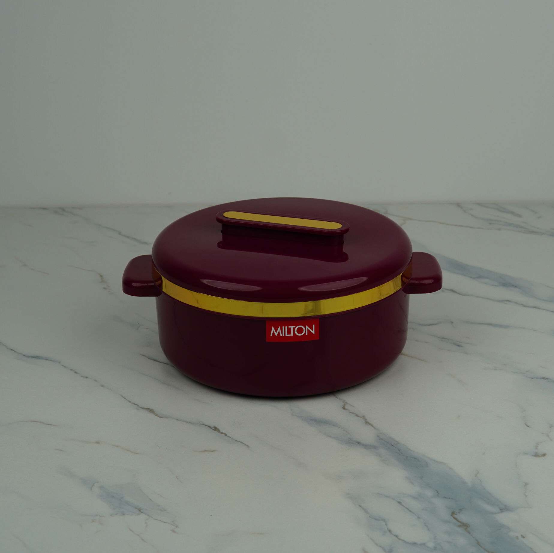 MILTON CURVE 2000 Thermoware Insulated Casserole - 2L | PU Insulated | BPA Free | Hot & Cold Storage